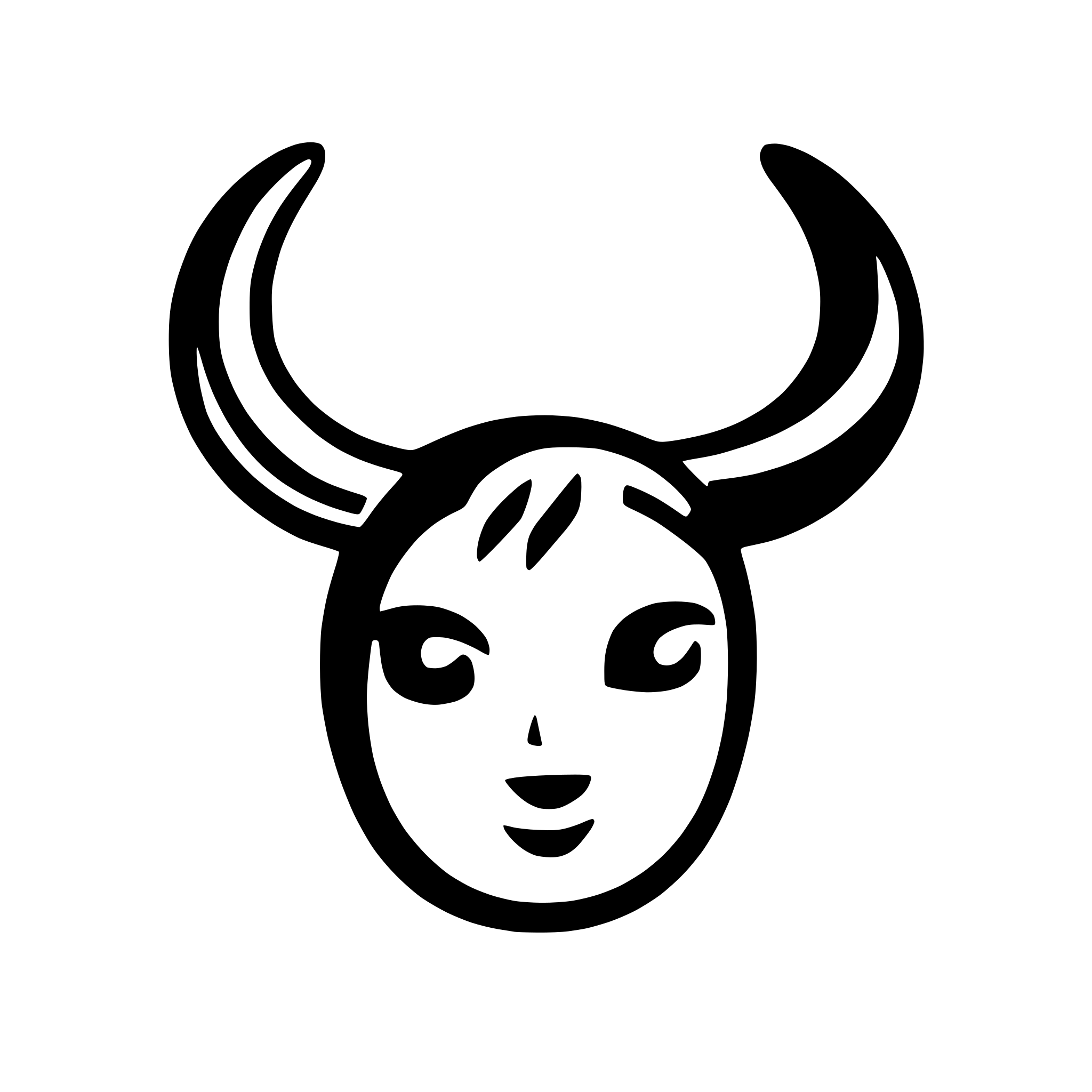 AI-generated SVG of a Horns