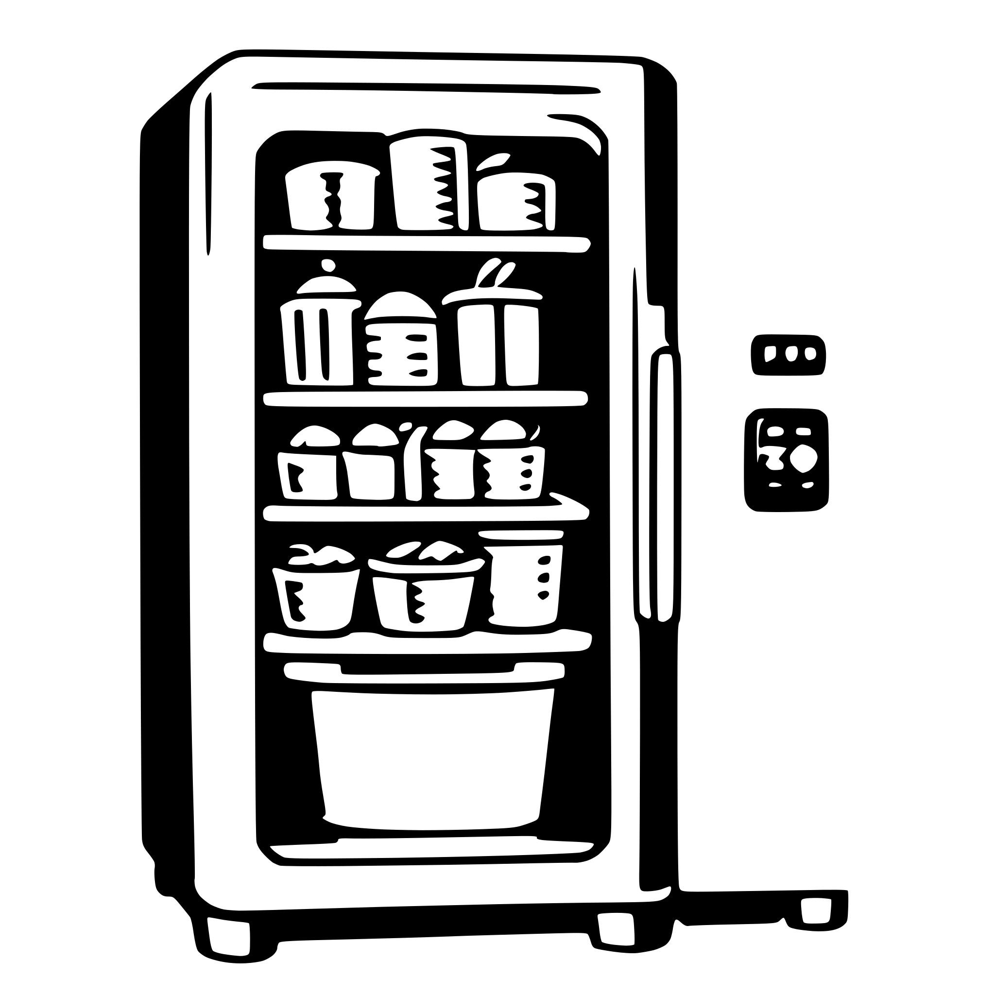 AI-generated SVG of 'fridge'