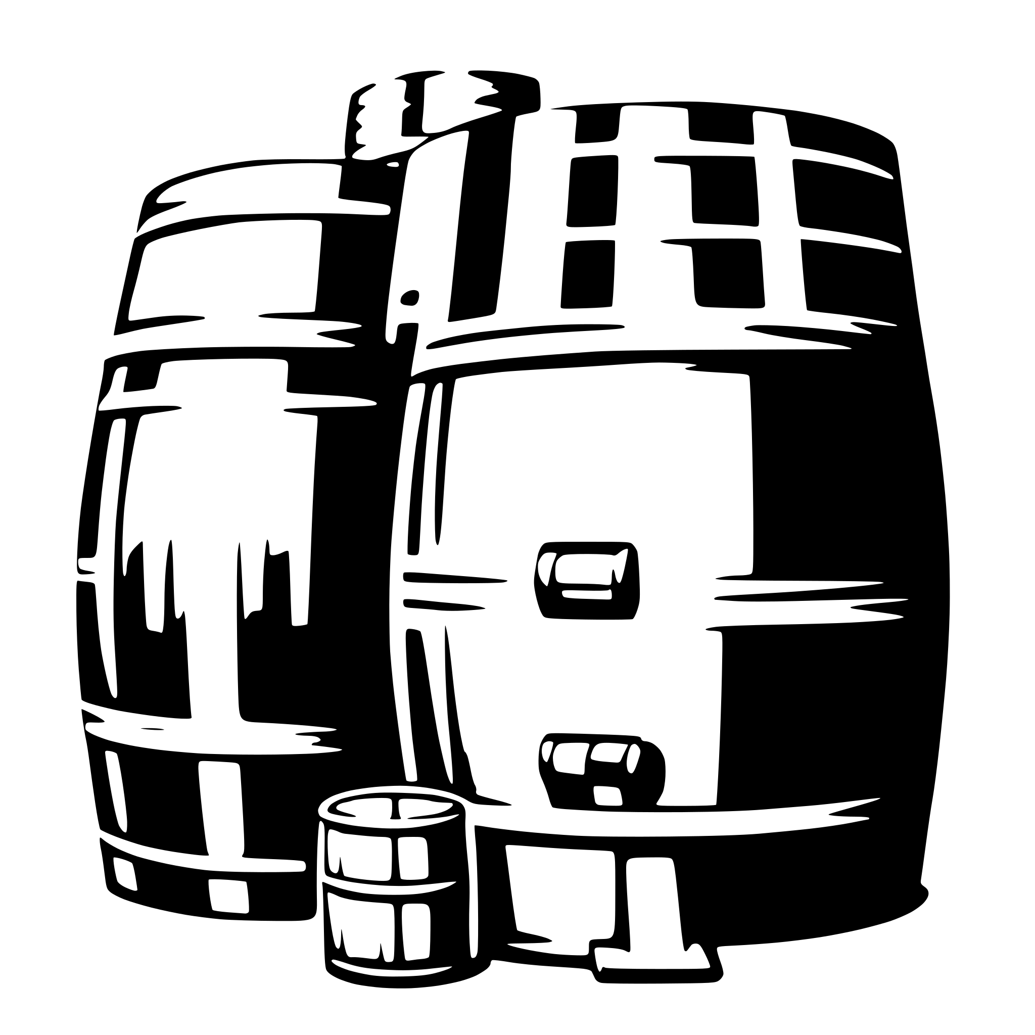 AI-generated SVG of 'Barrels industry'