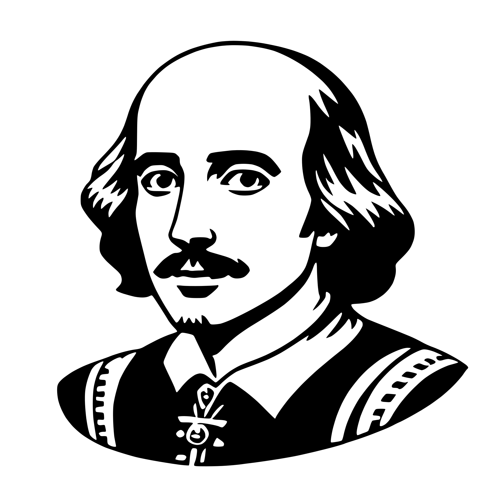 AI-generated SVG of 'william shakespeare'