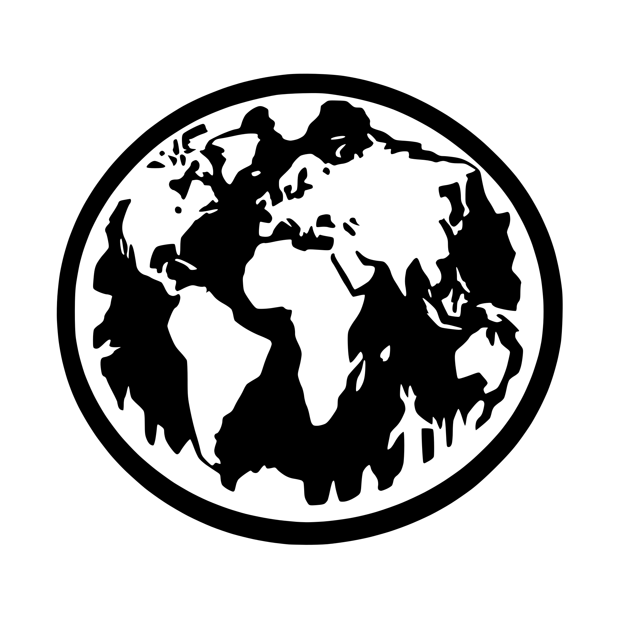 AI-generated SVG of a Generate a 2D earth with continents