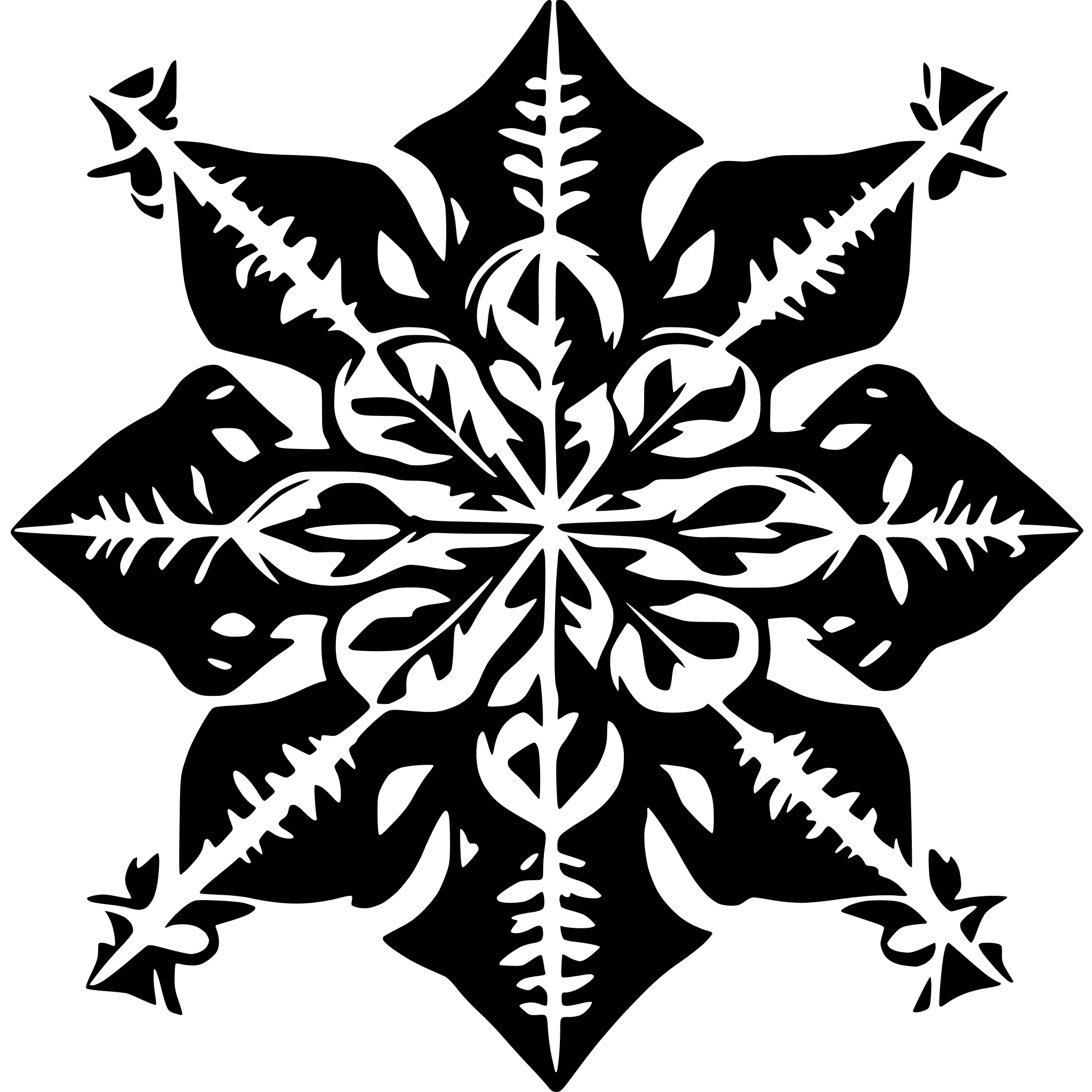 AI-generated SVG of 'fractal pattern'