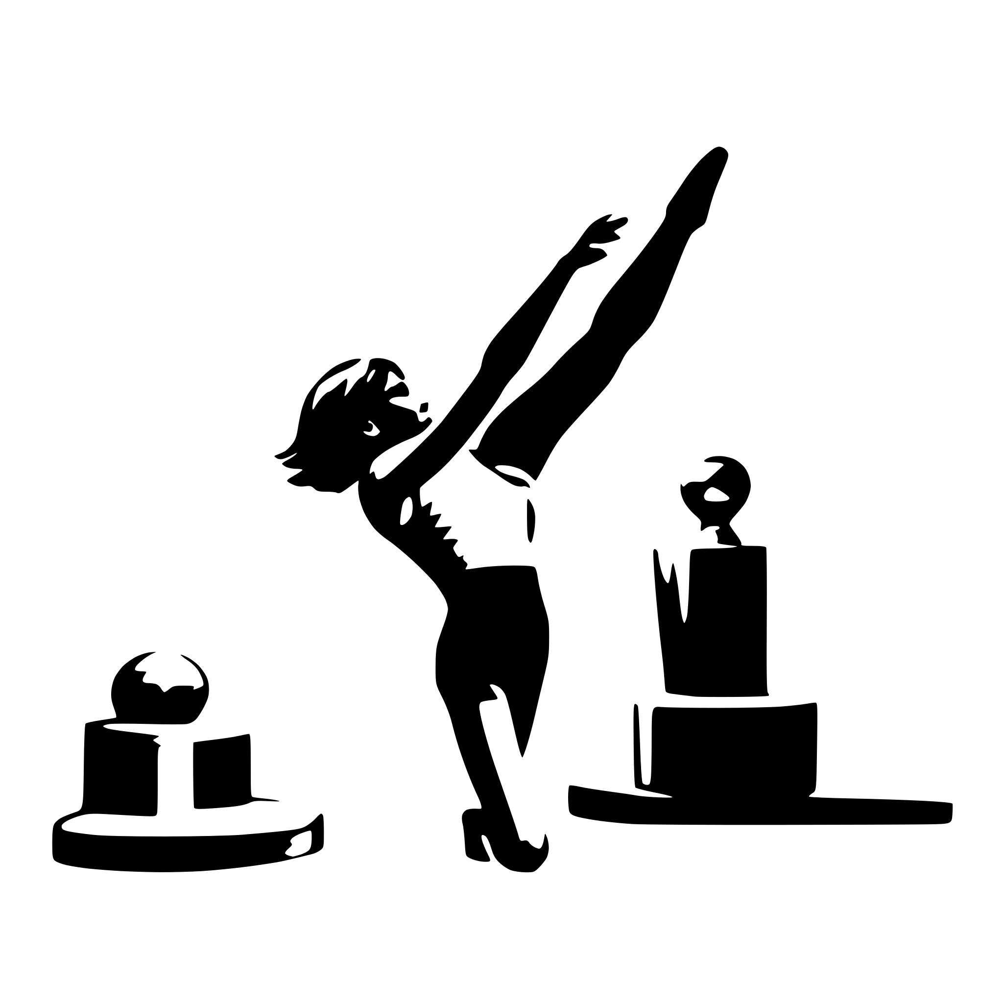 AI-generated SVG of 'gymnastics'