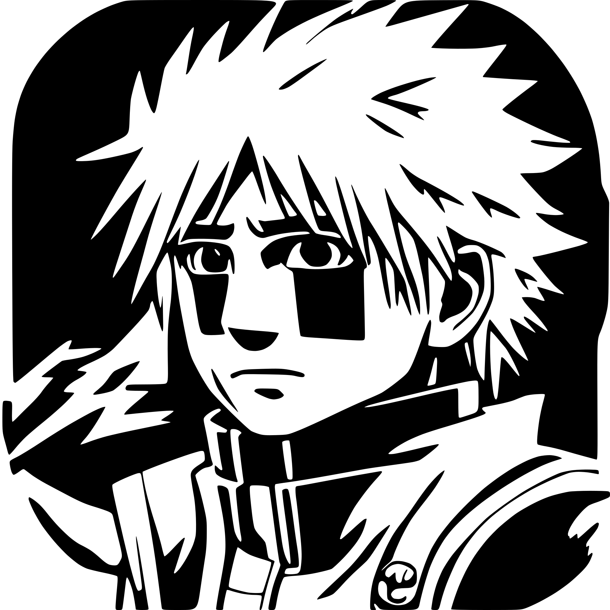 AI-generated SVG of 'naruto kakashi hatake'