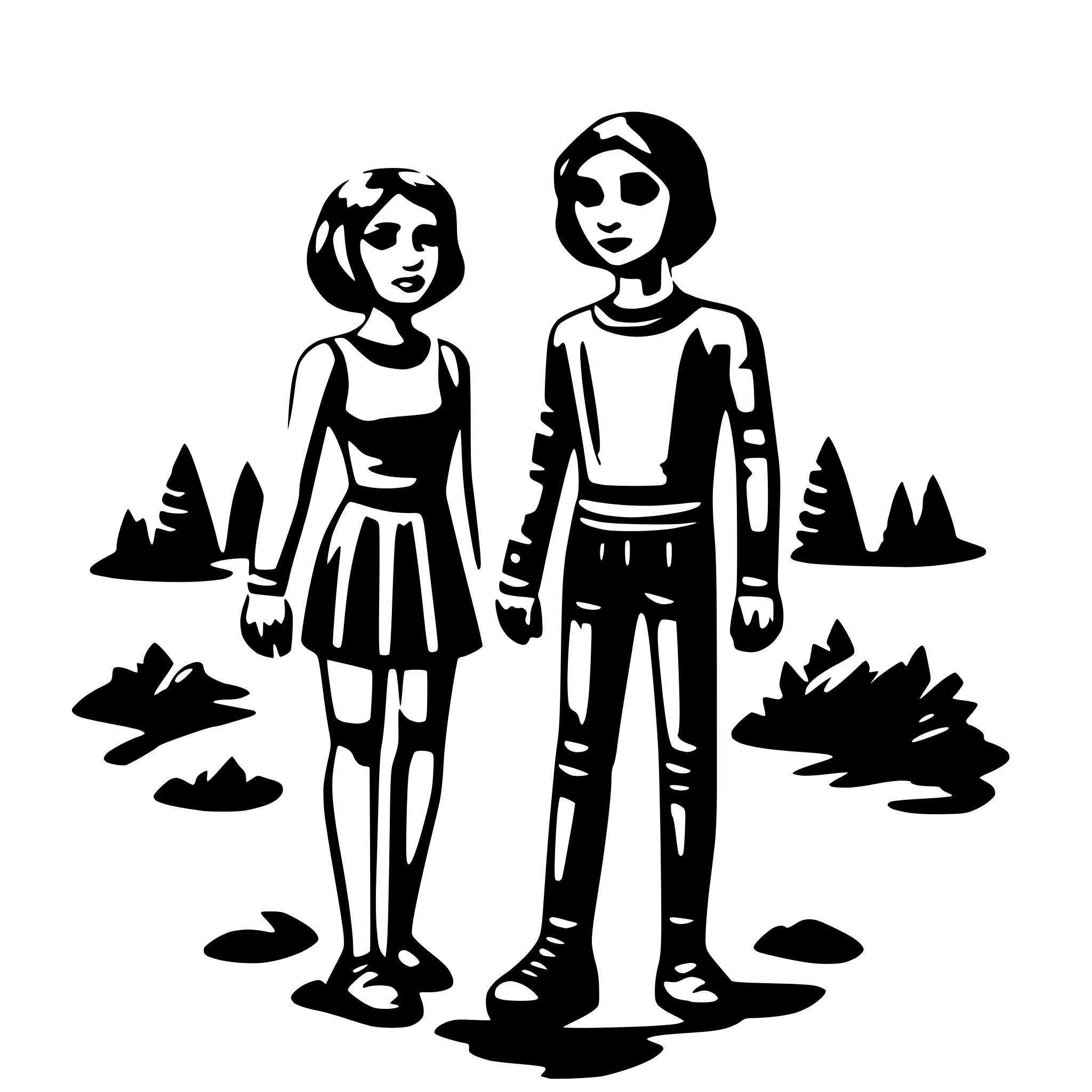 AI-generated SVG of 'humans'