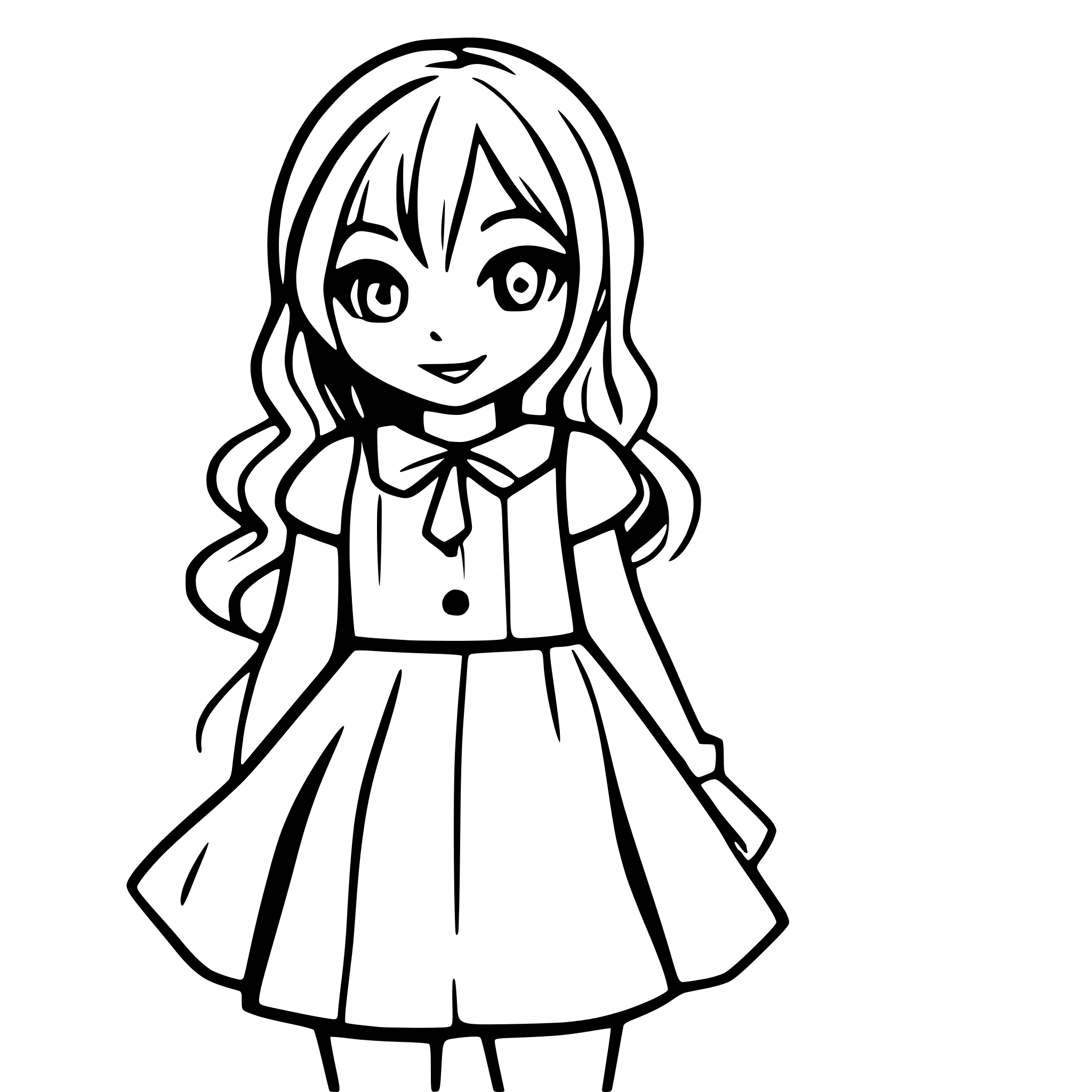 AI-generated SVG of 'cure dress without person'