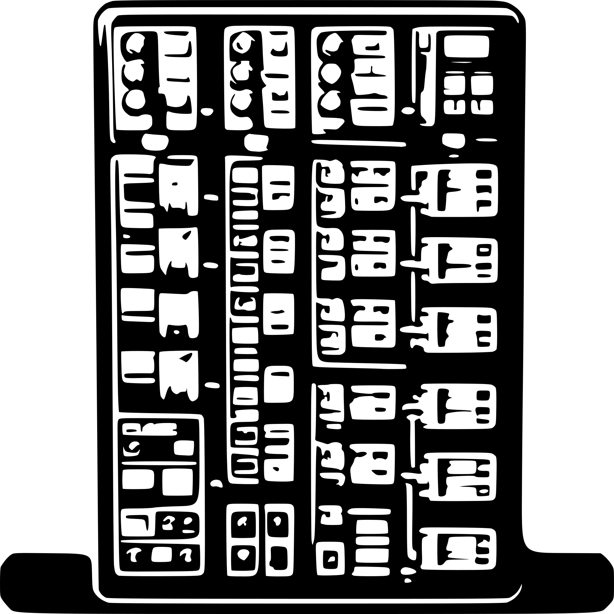 AI-generated SVG of '42 position electrical panel'