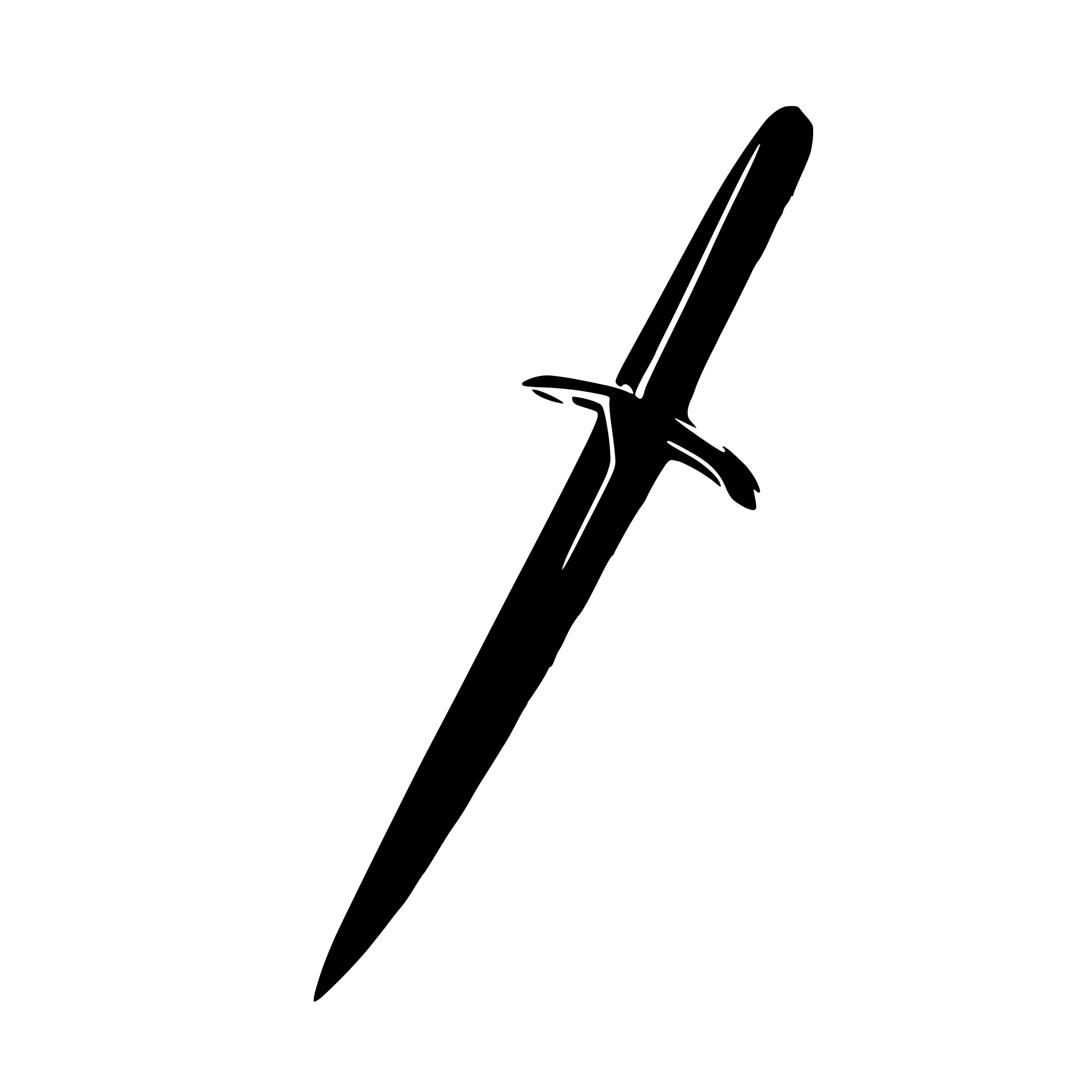 AI-generated SVG of a sword