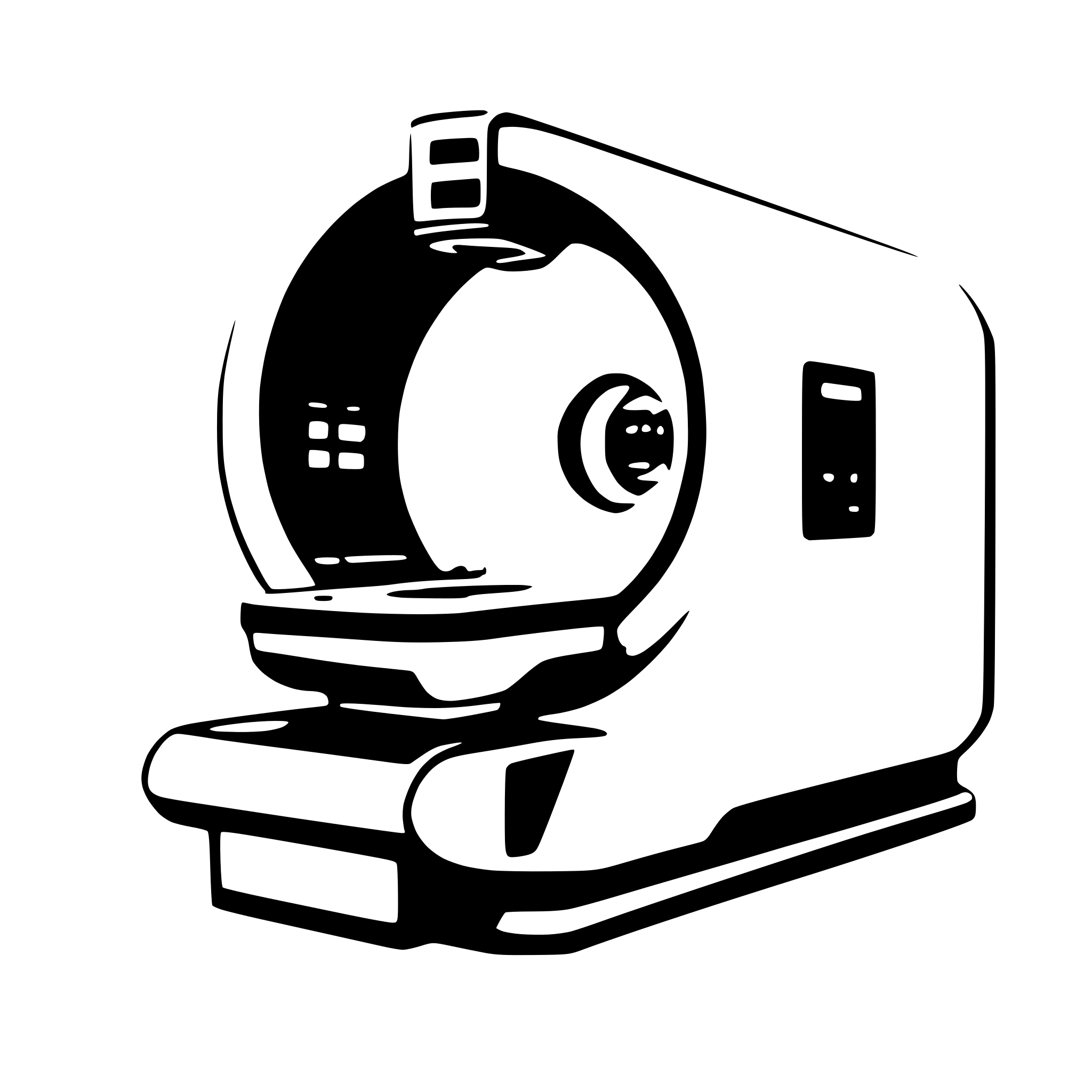 AI-generated SVG of a A simple logo of a CT scanner powered by AI AI-generated SVG of a A simple logo of a CT scanner powered by AI