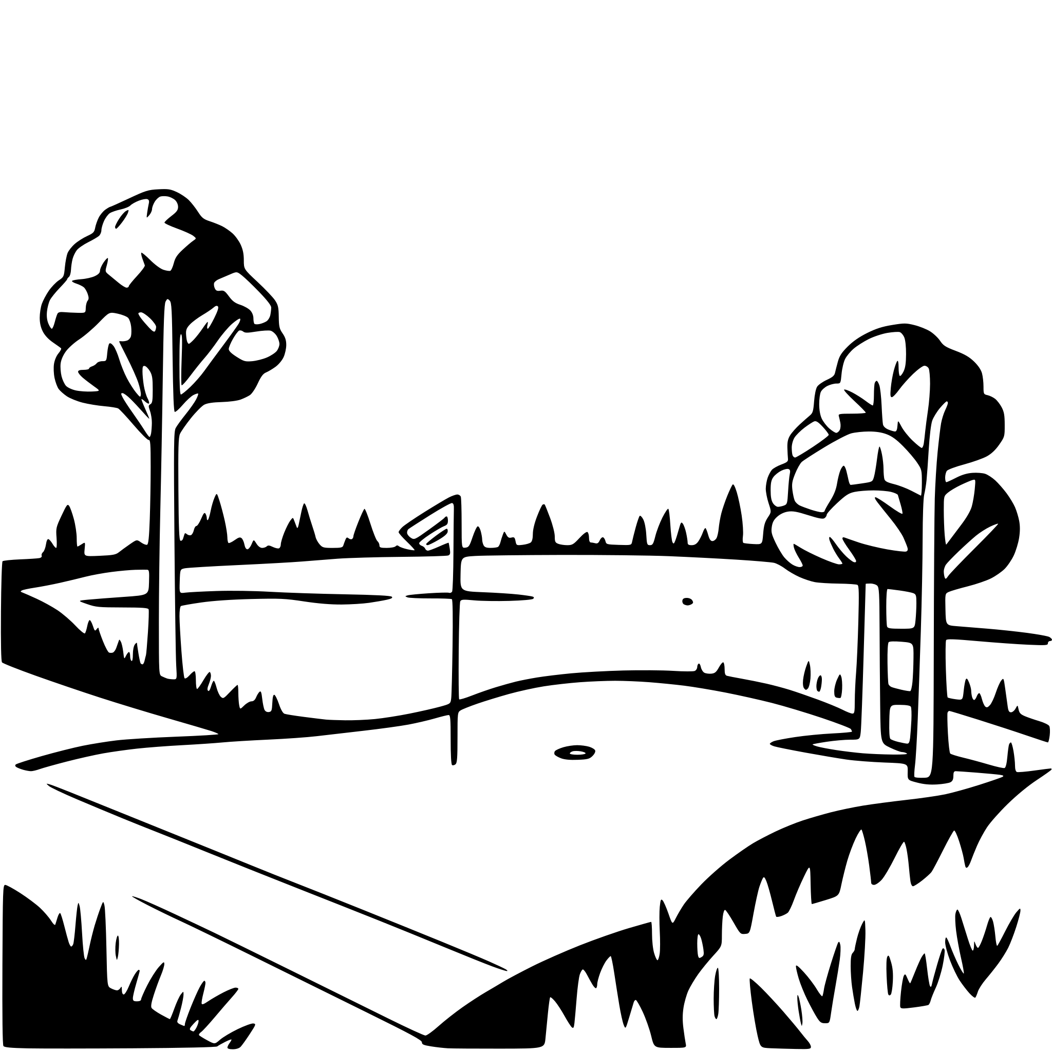 AI-generated SVG of a golf course