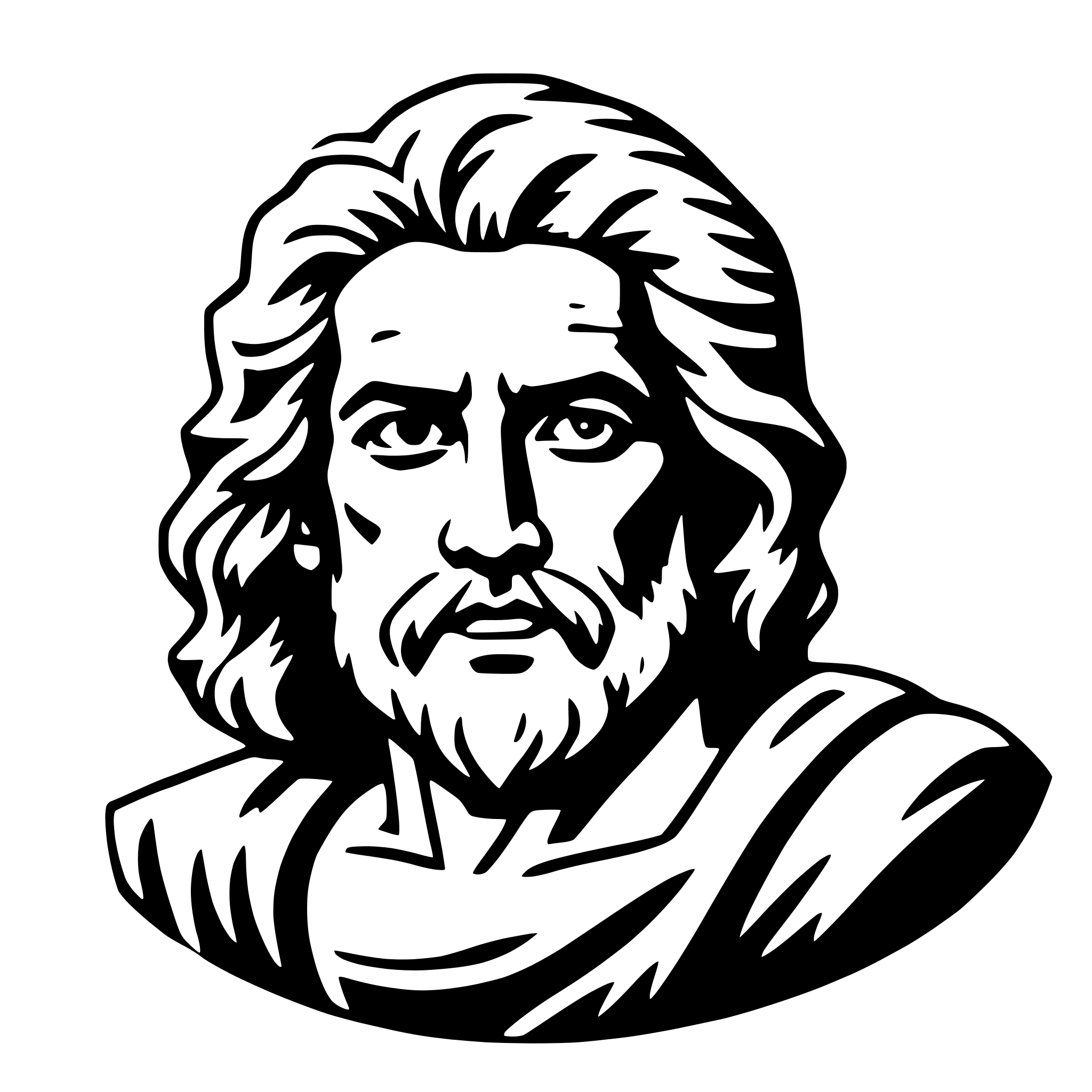 AI-generated SVG of 'zeus'