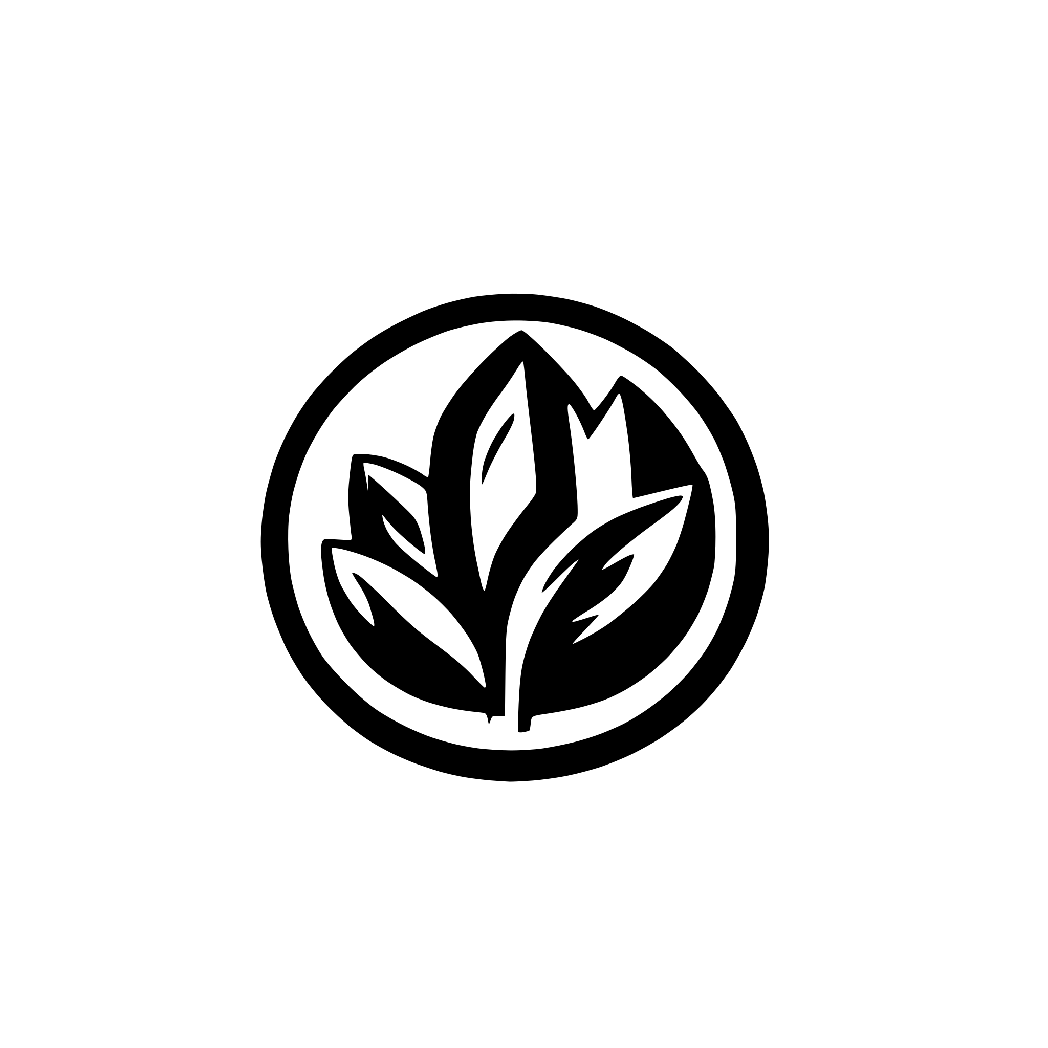 AI-generated SVG of 'obsidian'