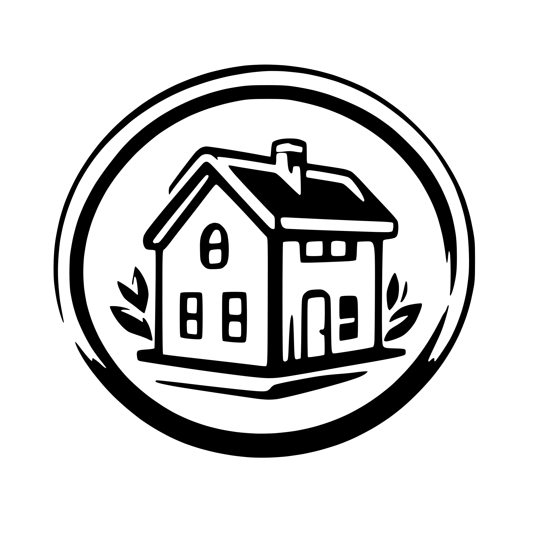 AI-generated SVG of 'real estate crm application logo'