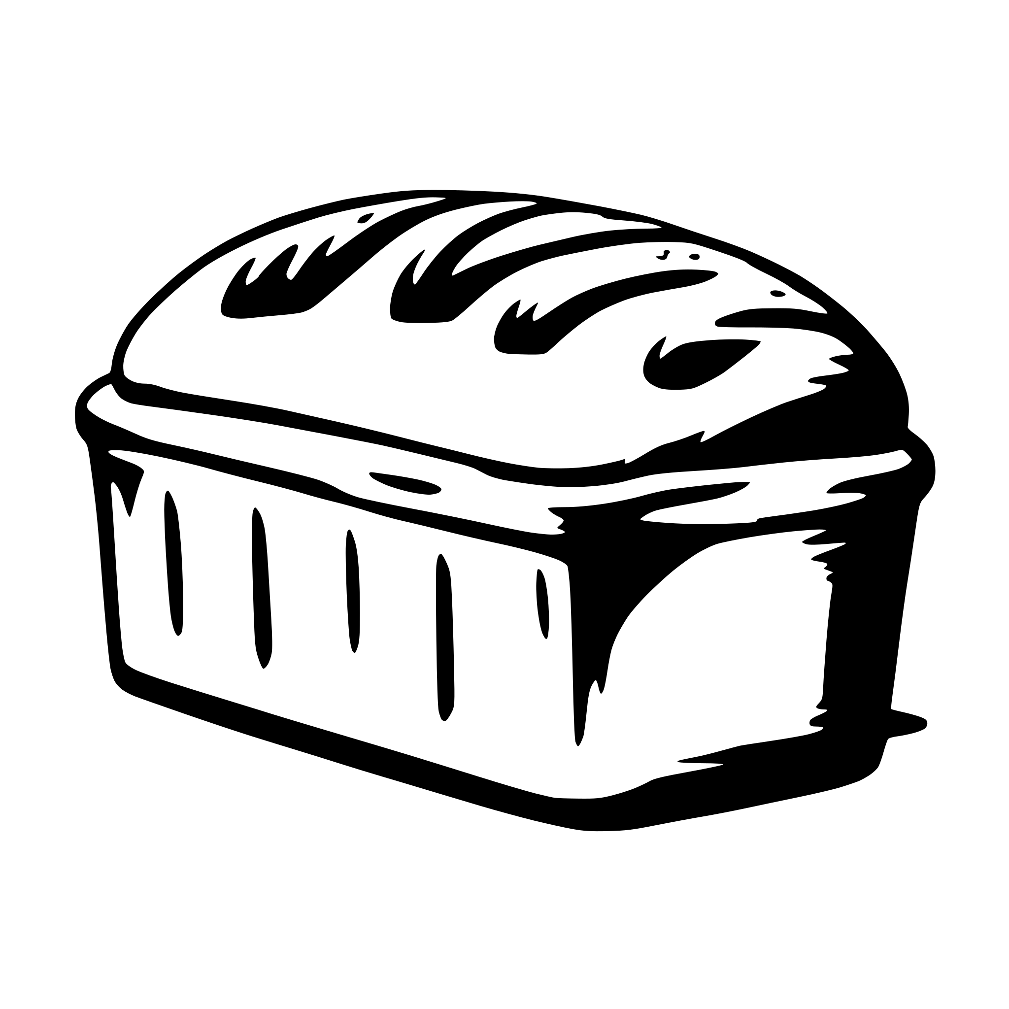 AI-generated SVG of 'loaf of bread'