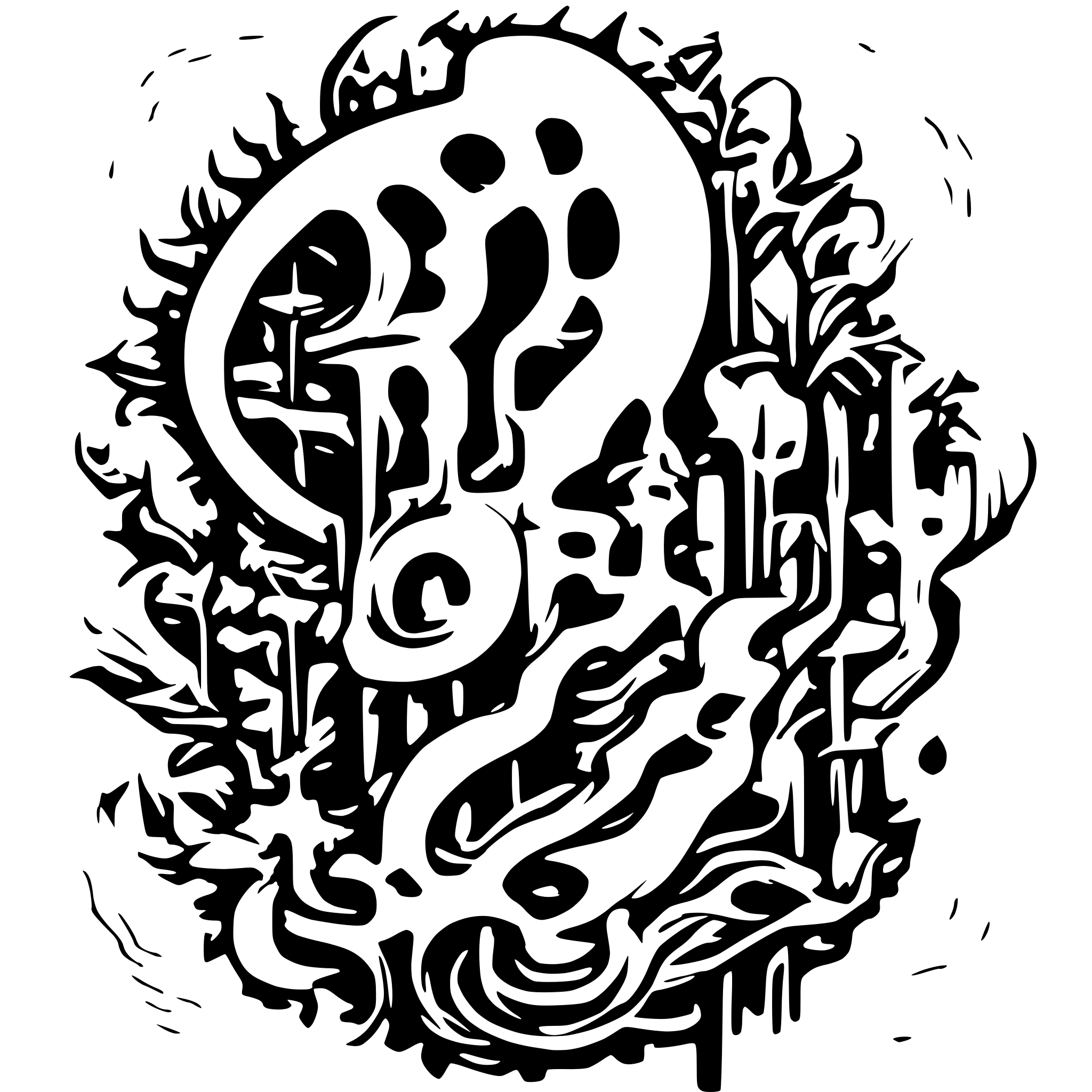 AI-generated SVG of a живой драгоценный камень