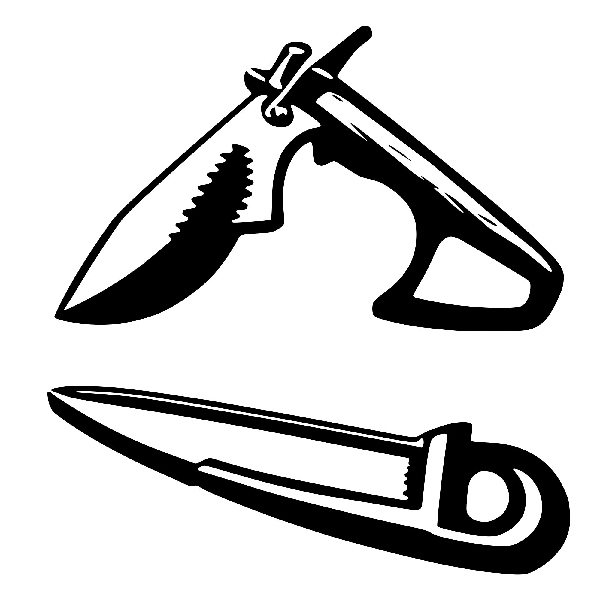 AI-generated SVG of a wood working hand saw