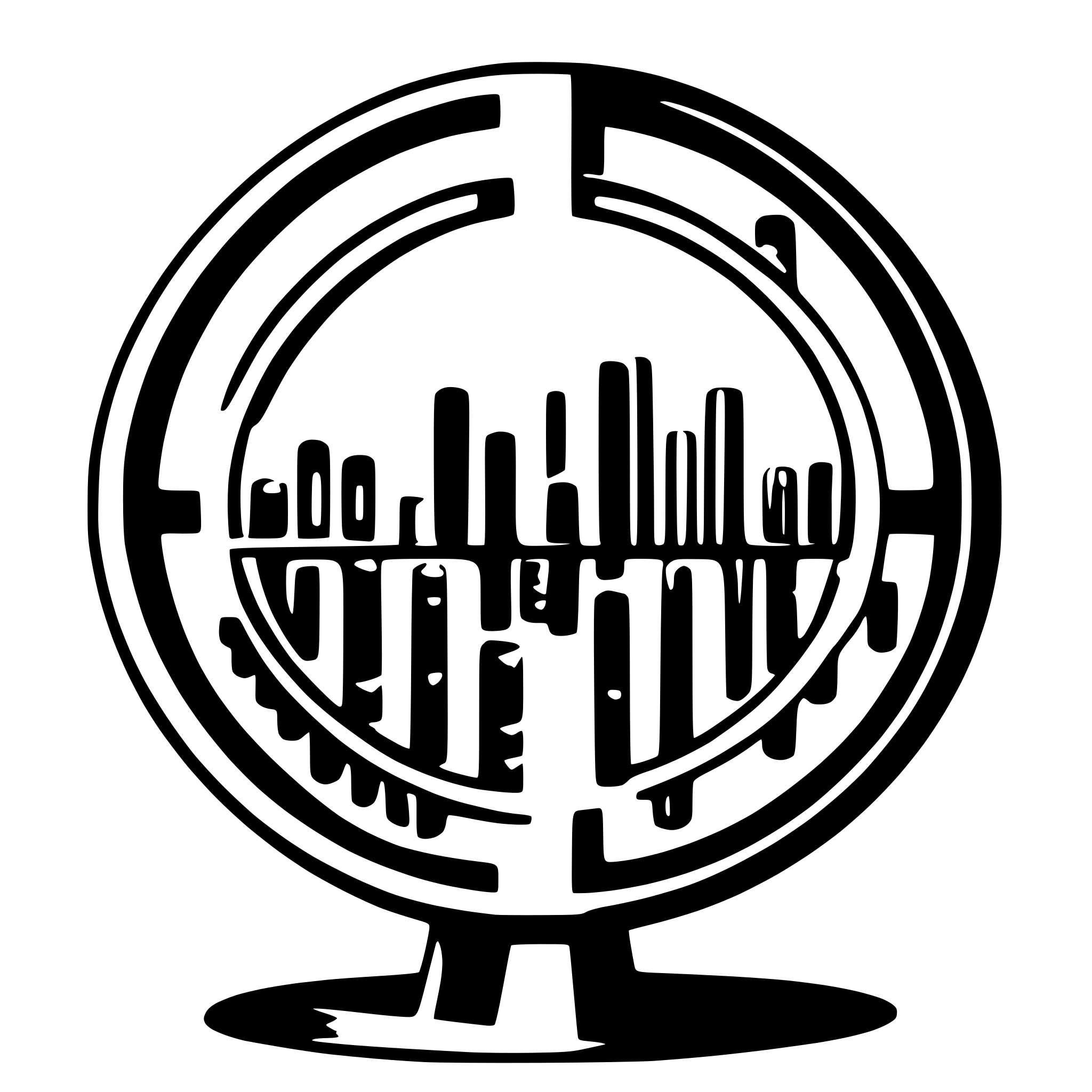 AI-generated SVG of 'genome round'