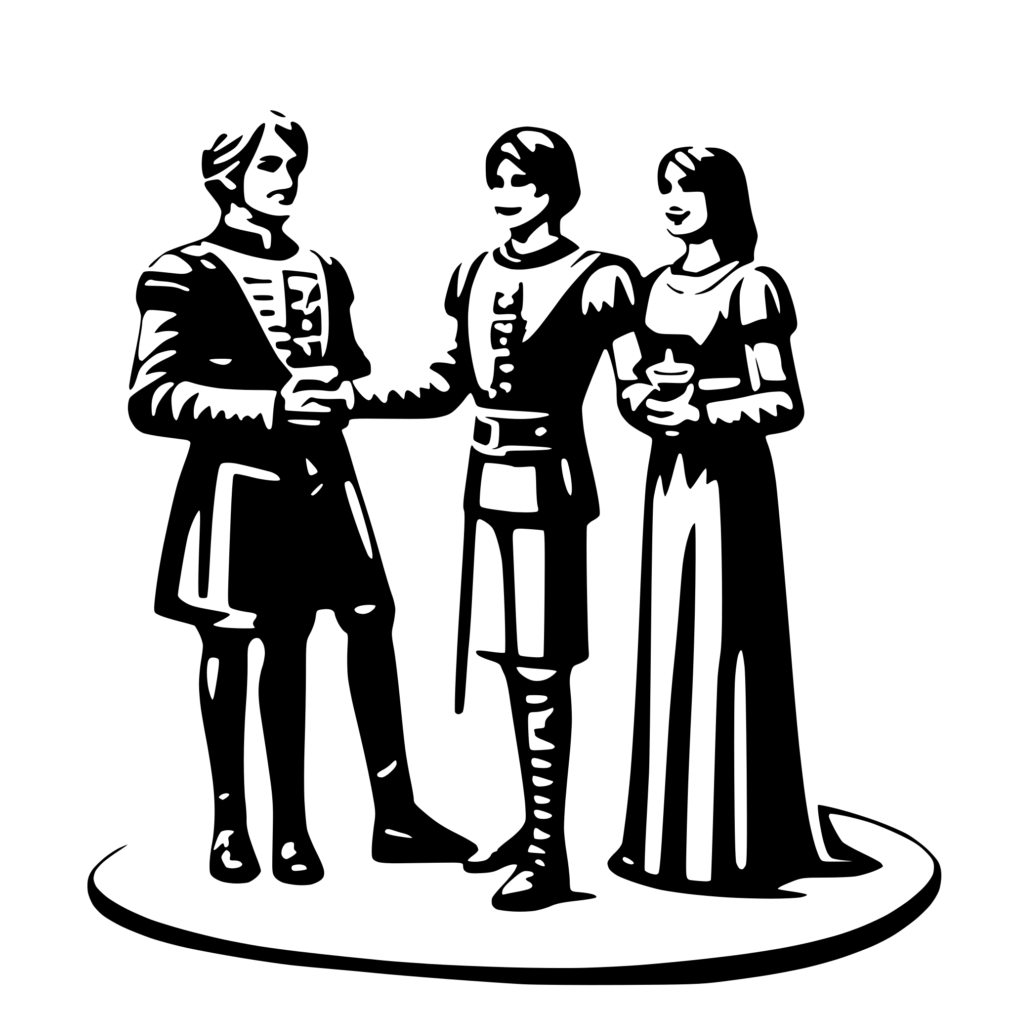 AI-generated SVG of a an accolade