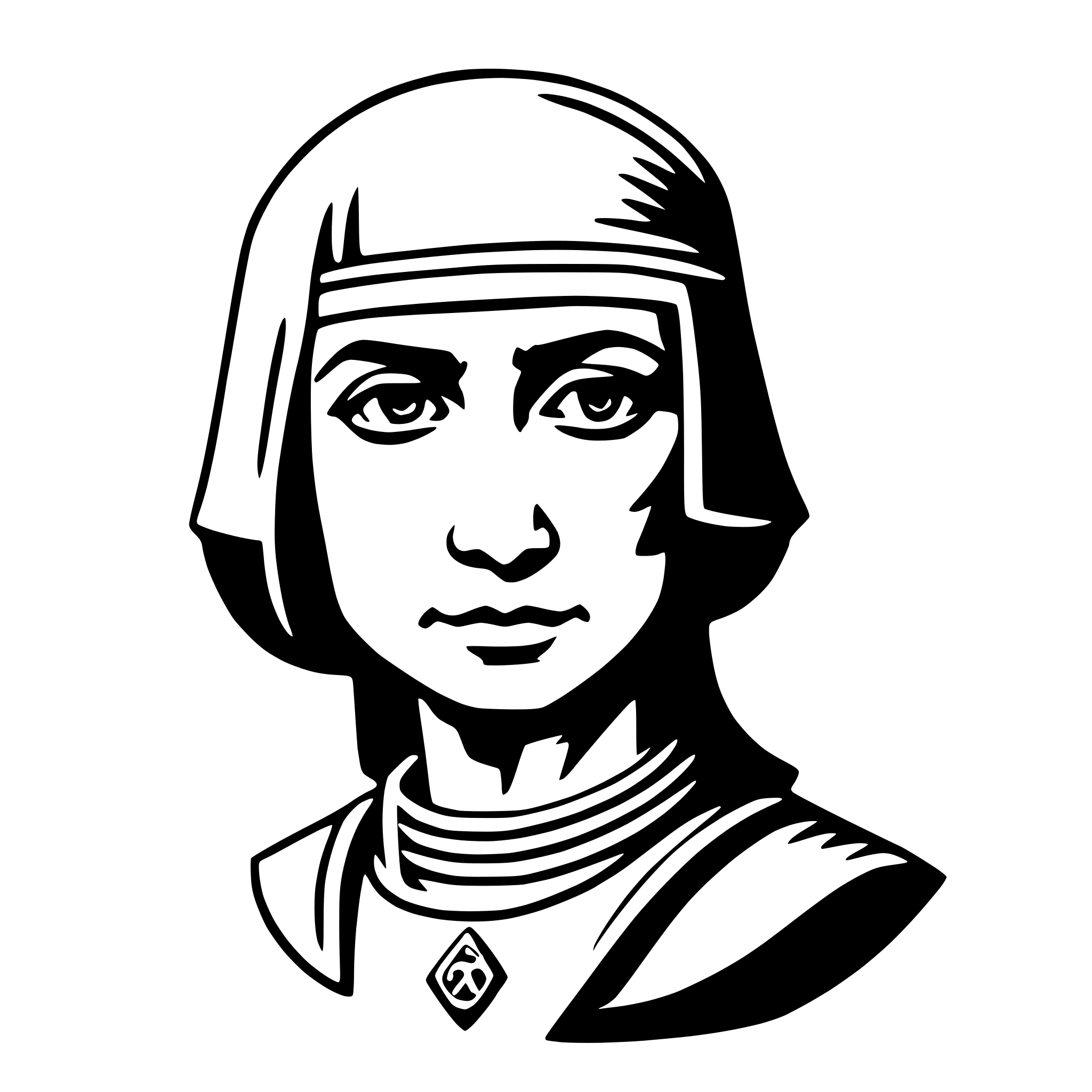 AI-generated SVG of 'ra'