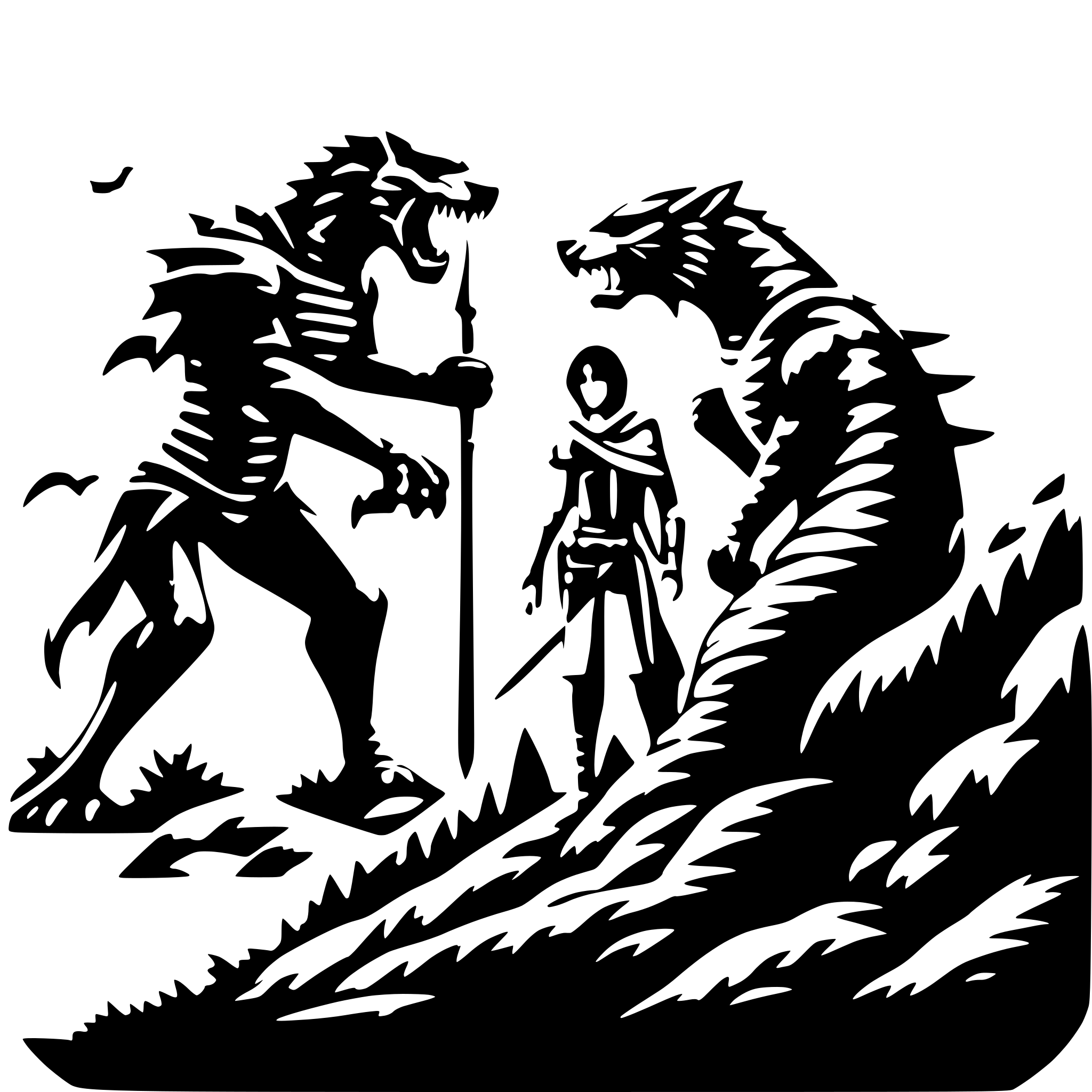 AI-generated SVG of a A reaper silhoutte at the top .below underneath are a dragon fighting a tiger AI-generated SVG of a A reaper silhoutte at the top .below underneath are a dragon fighting a tiger