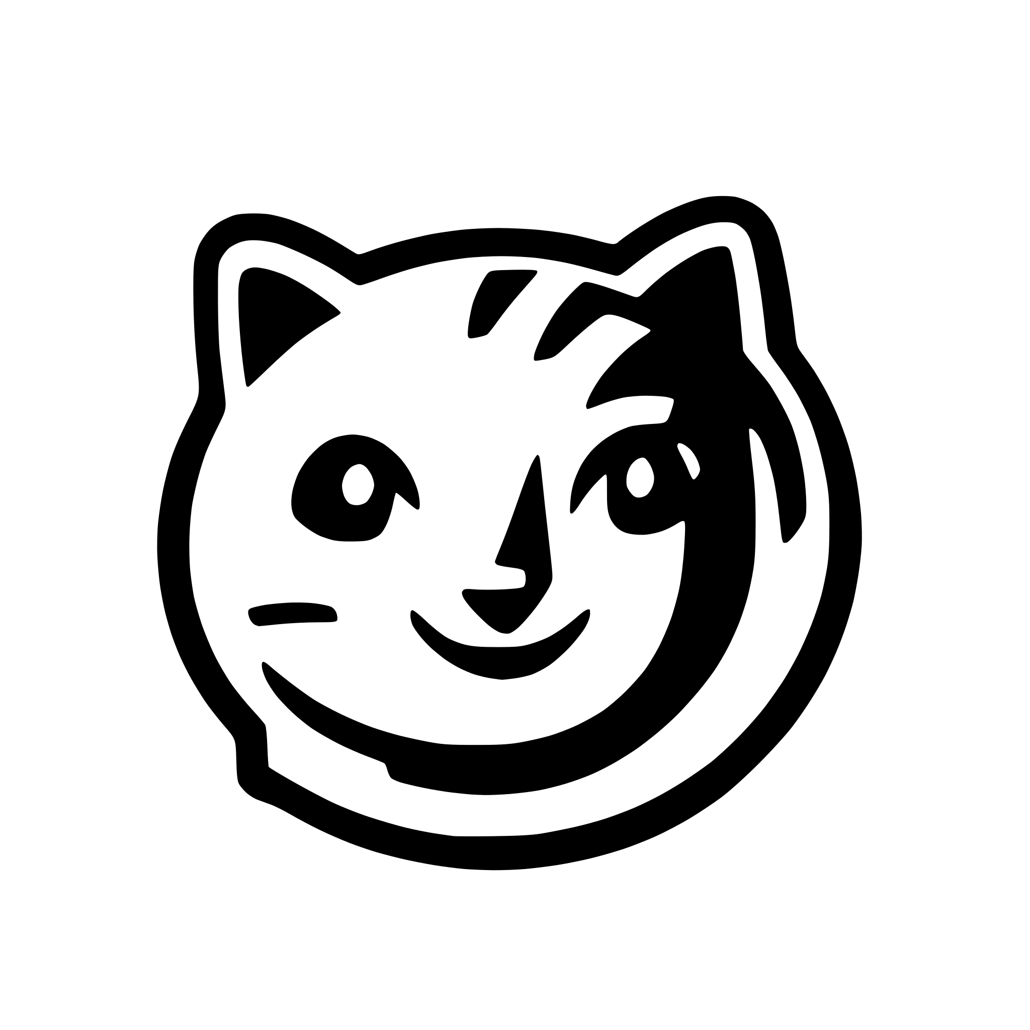 AI-generated SVG of a cat icon