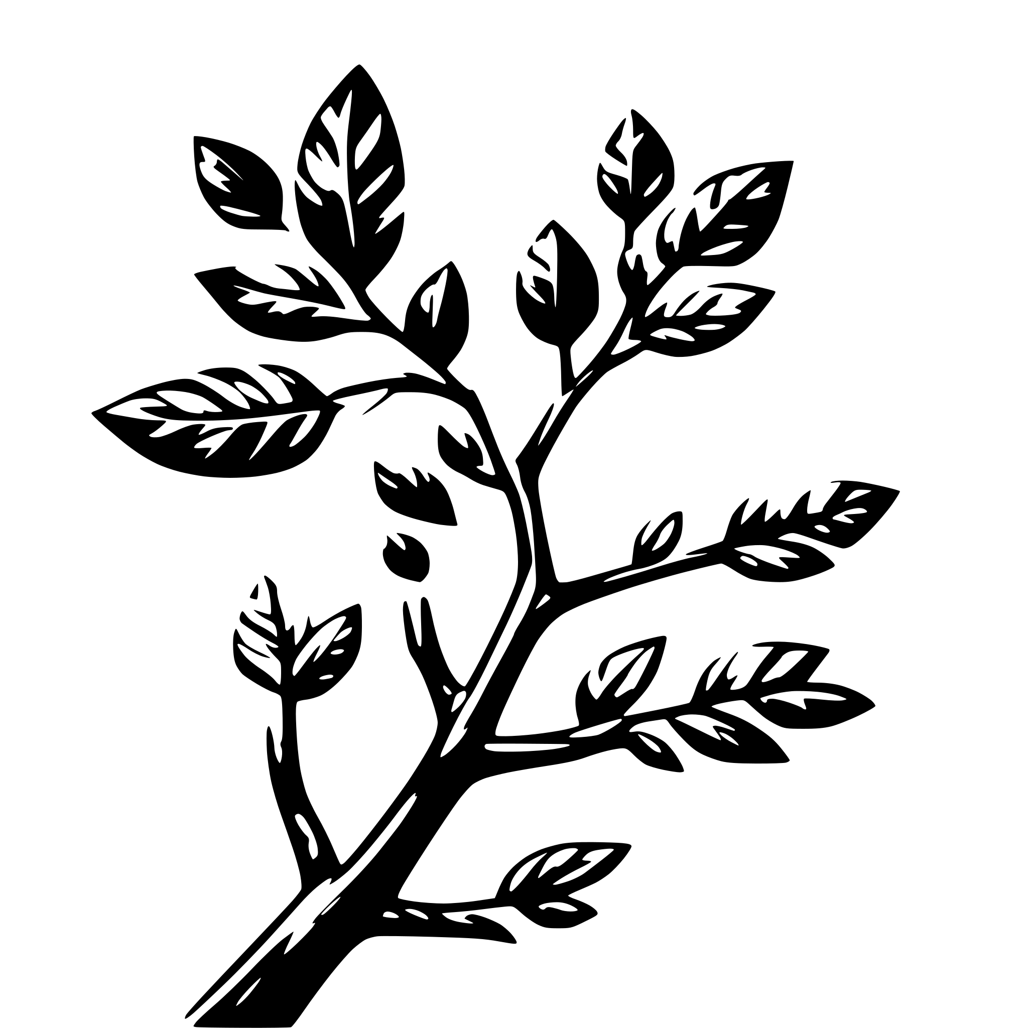 AI-generated SVG of 'make a branch'