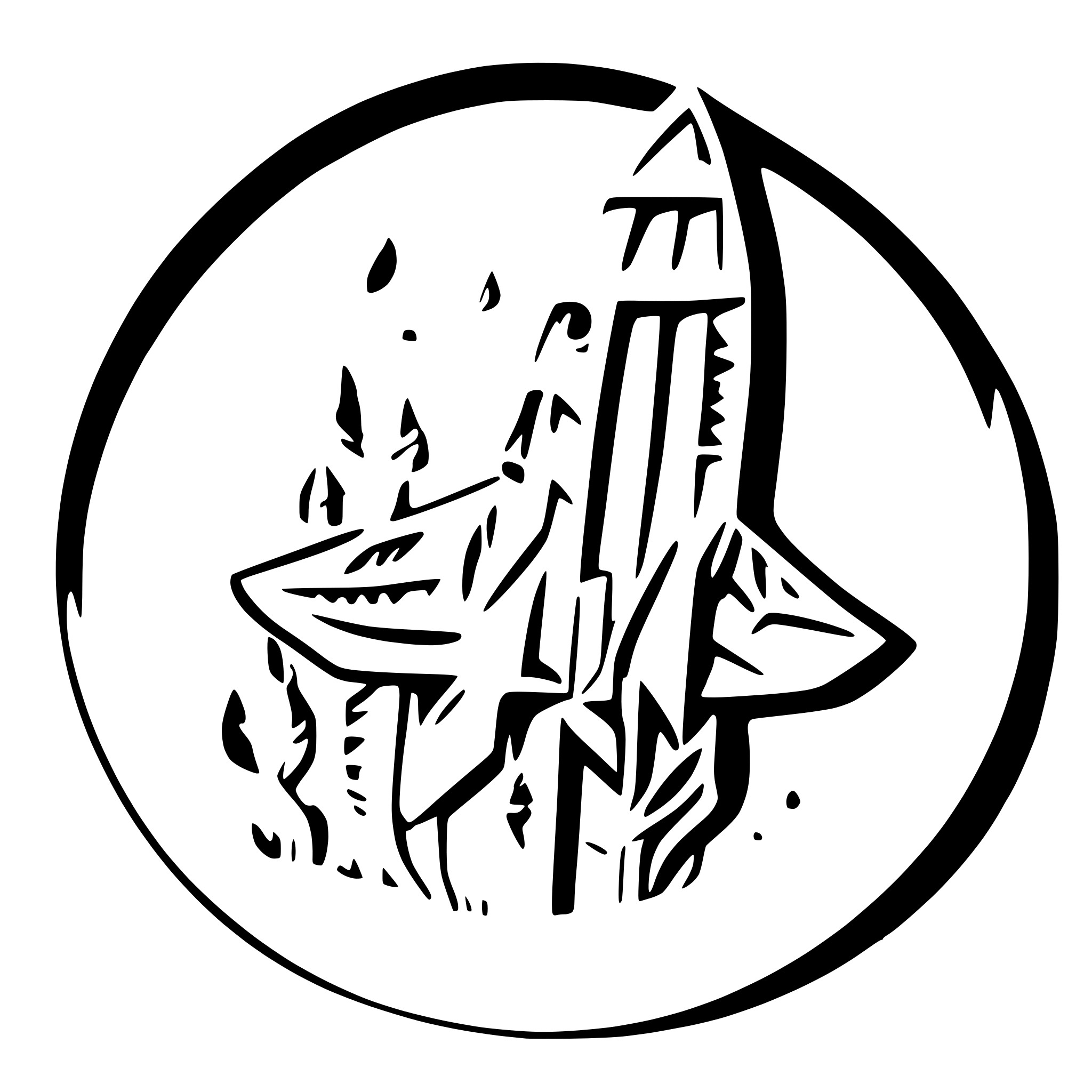 AI-generated SVG of 'rocketship colored'