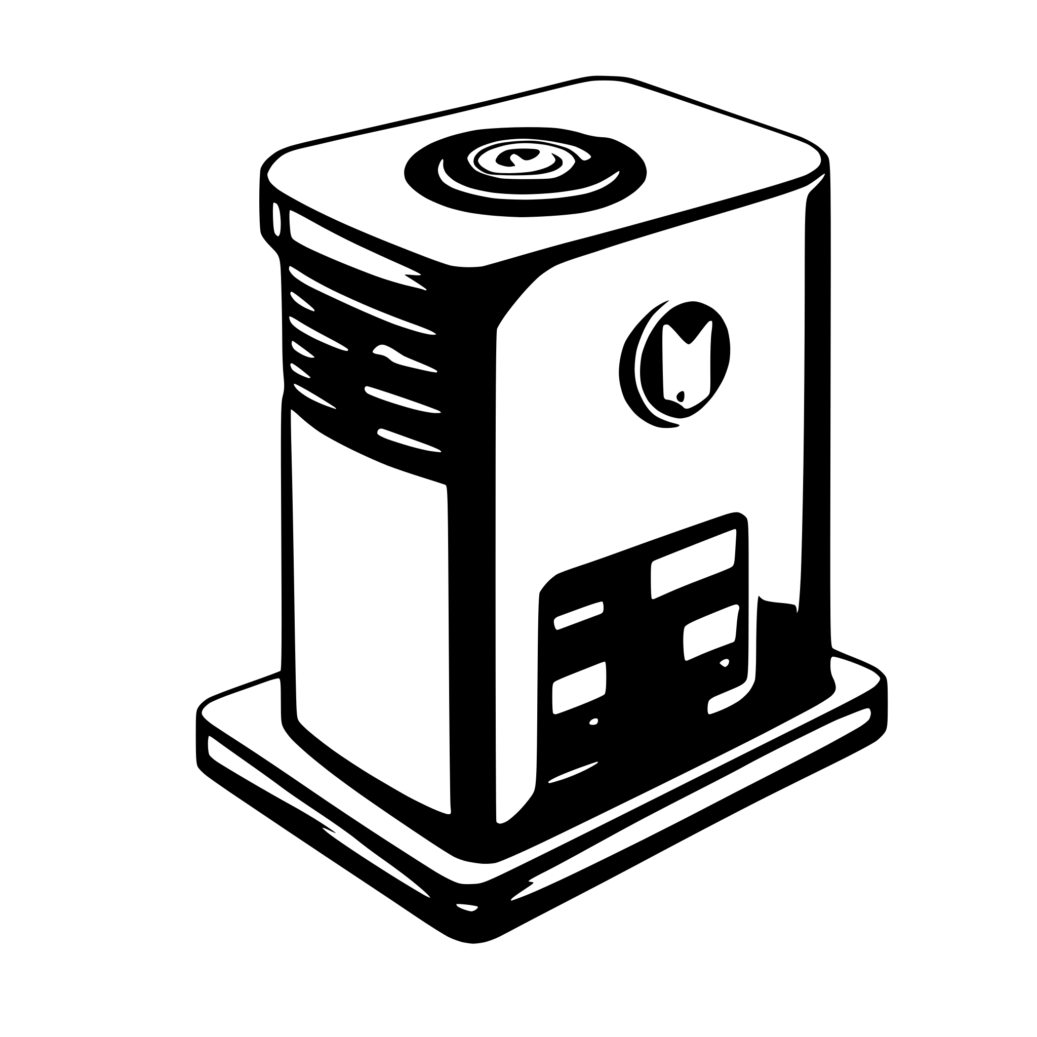 AI-generated SVG of a Git branching symbol with hard disk icon