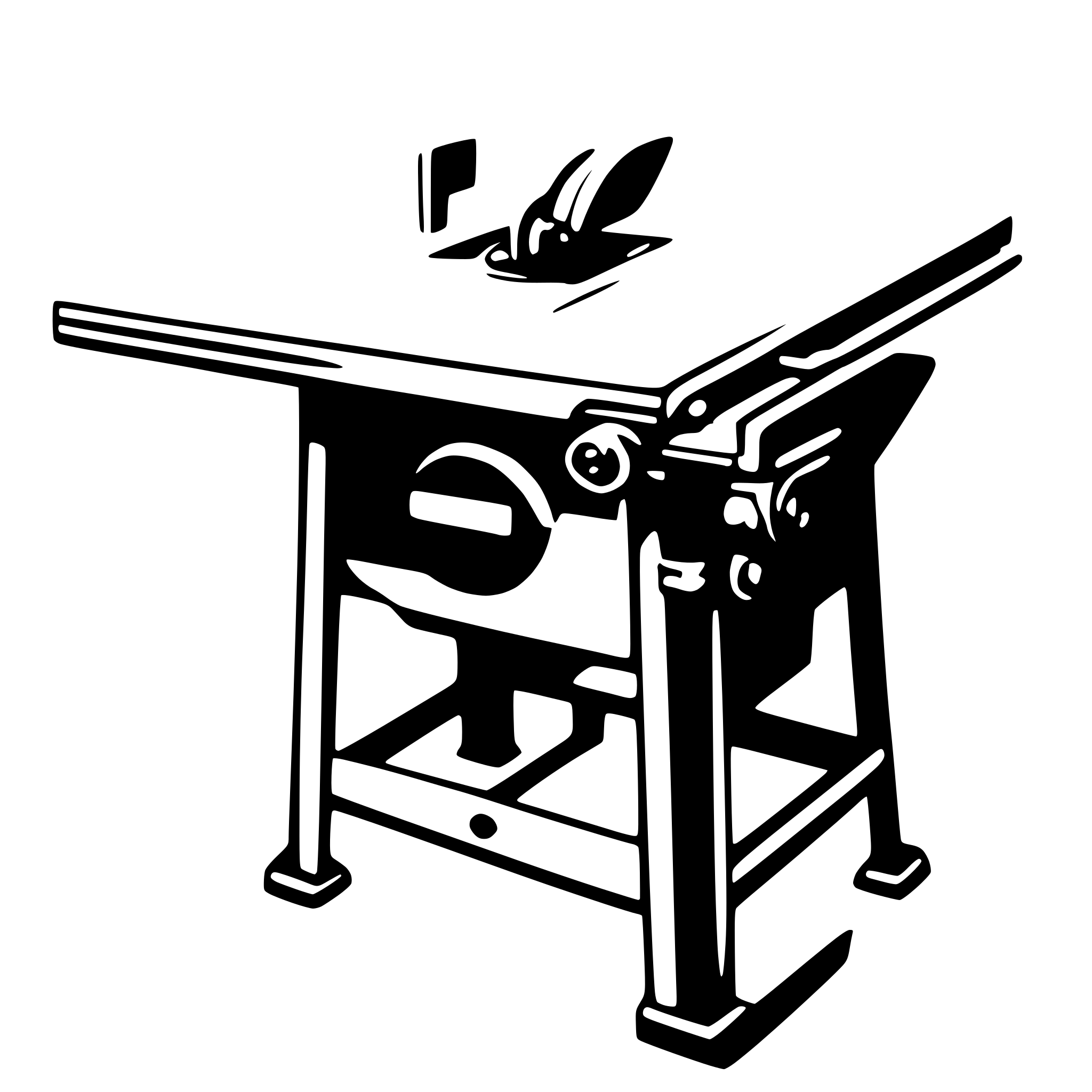 AI-generated SVG of a table saw