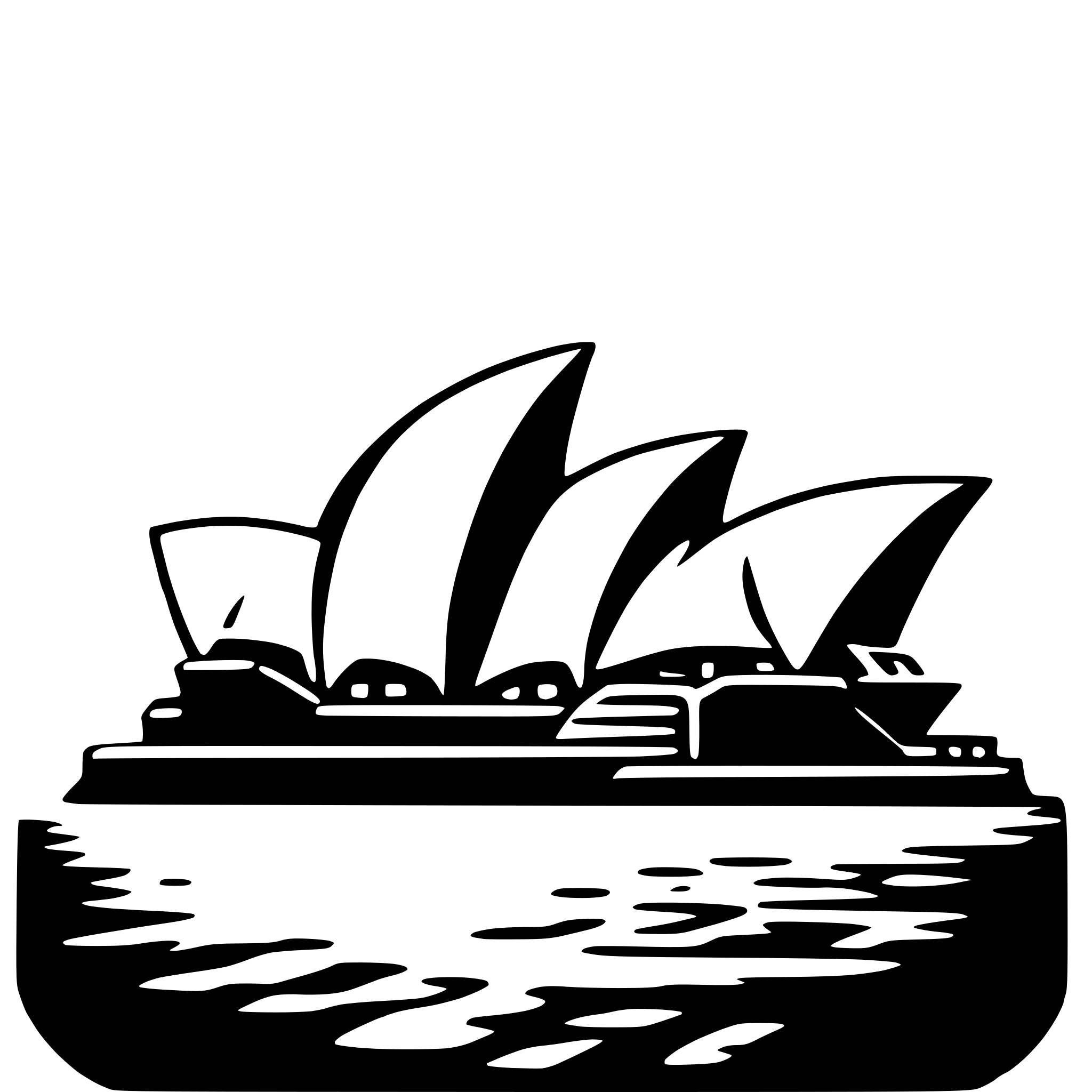 AI-generated SVG of 'sydney opera house'