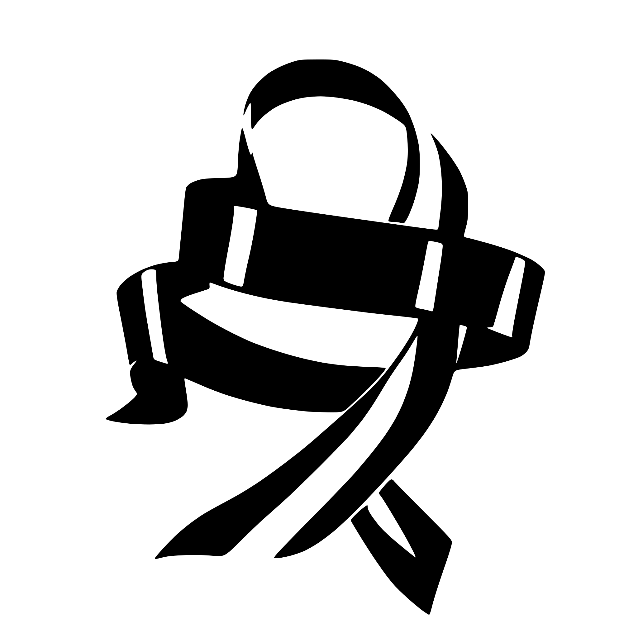 AI-generated SVG of 'ribbon'