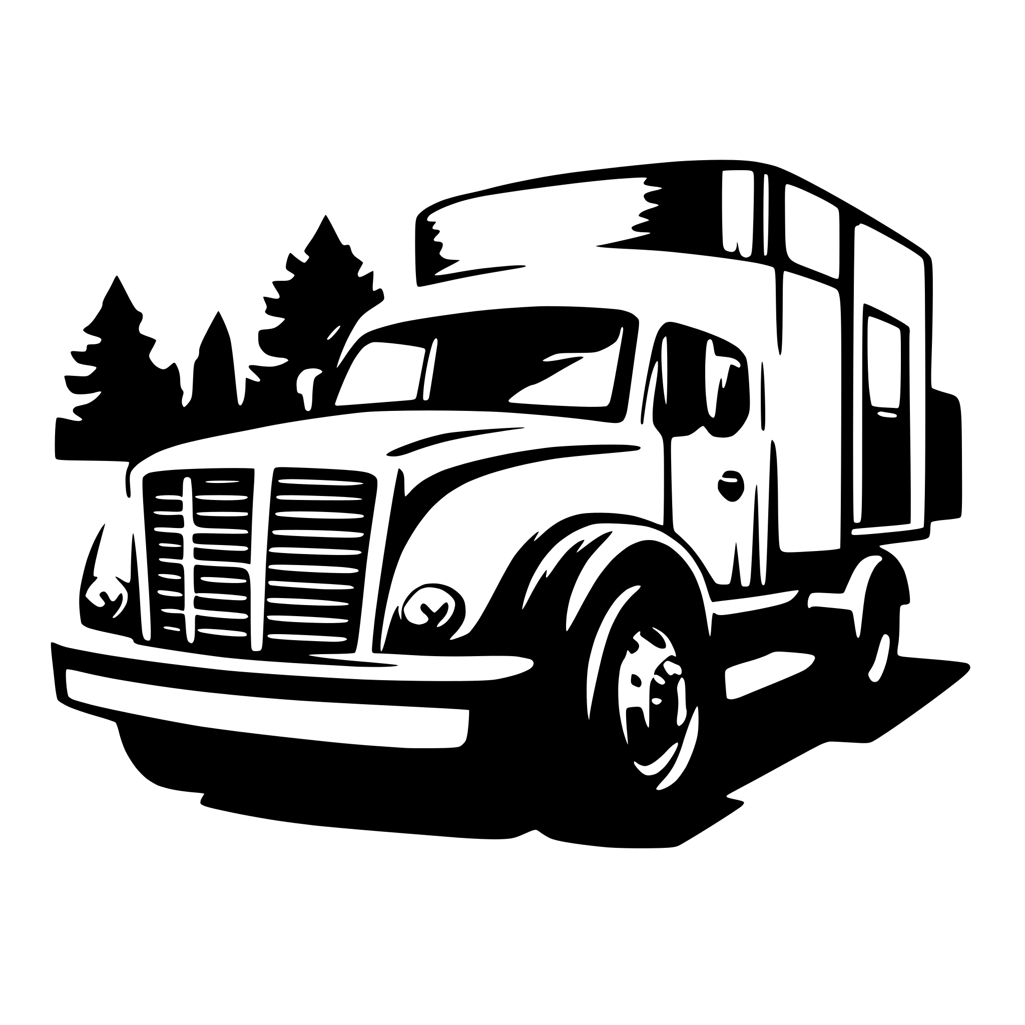 AI-generated SVG of a a truck