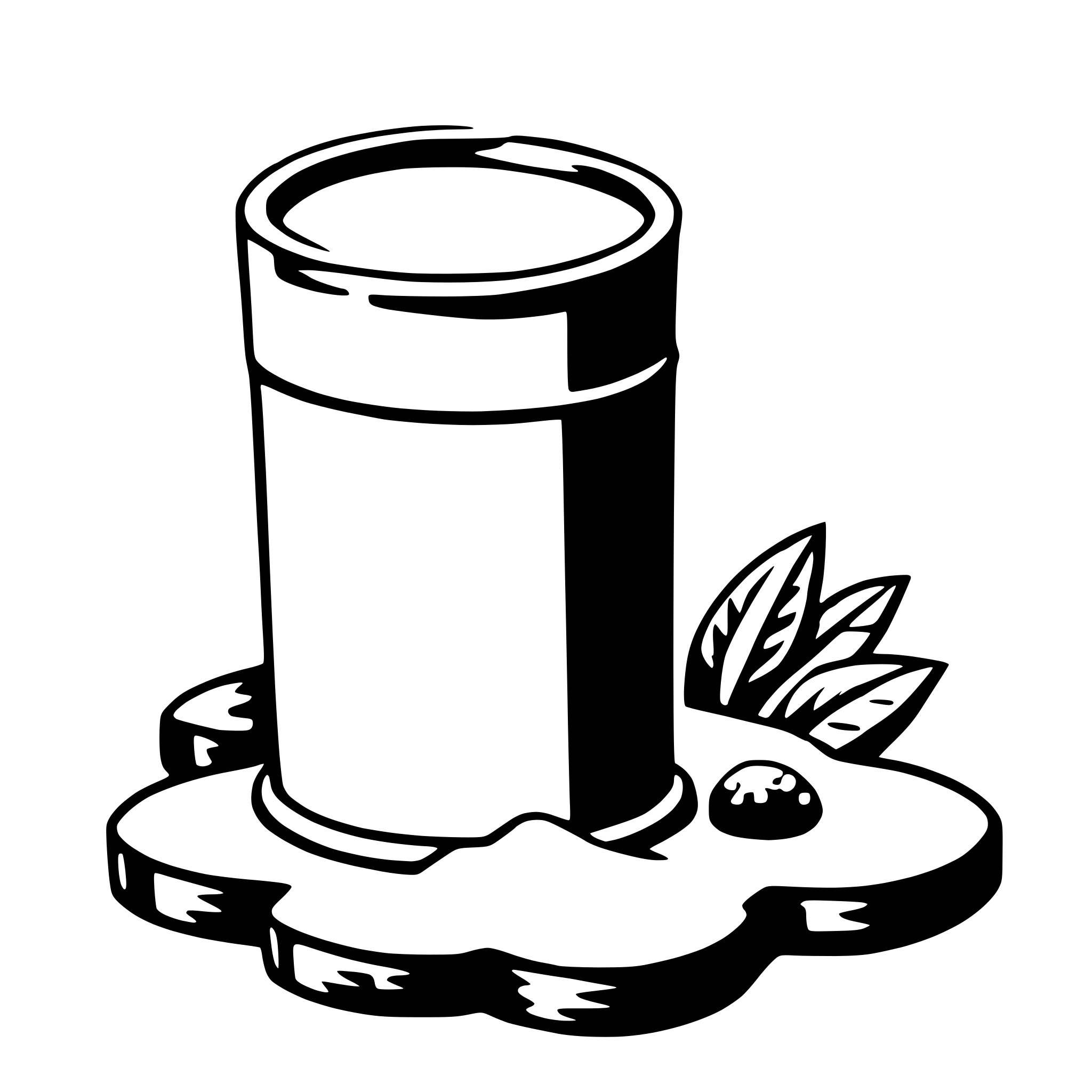 AI-generated SVG of a salt