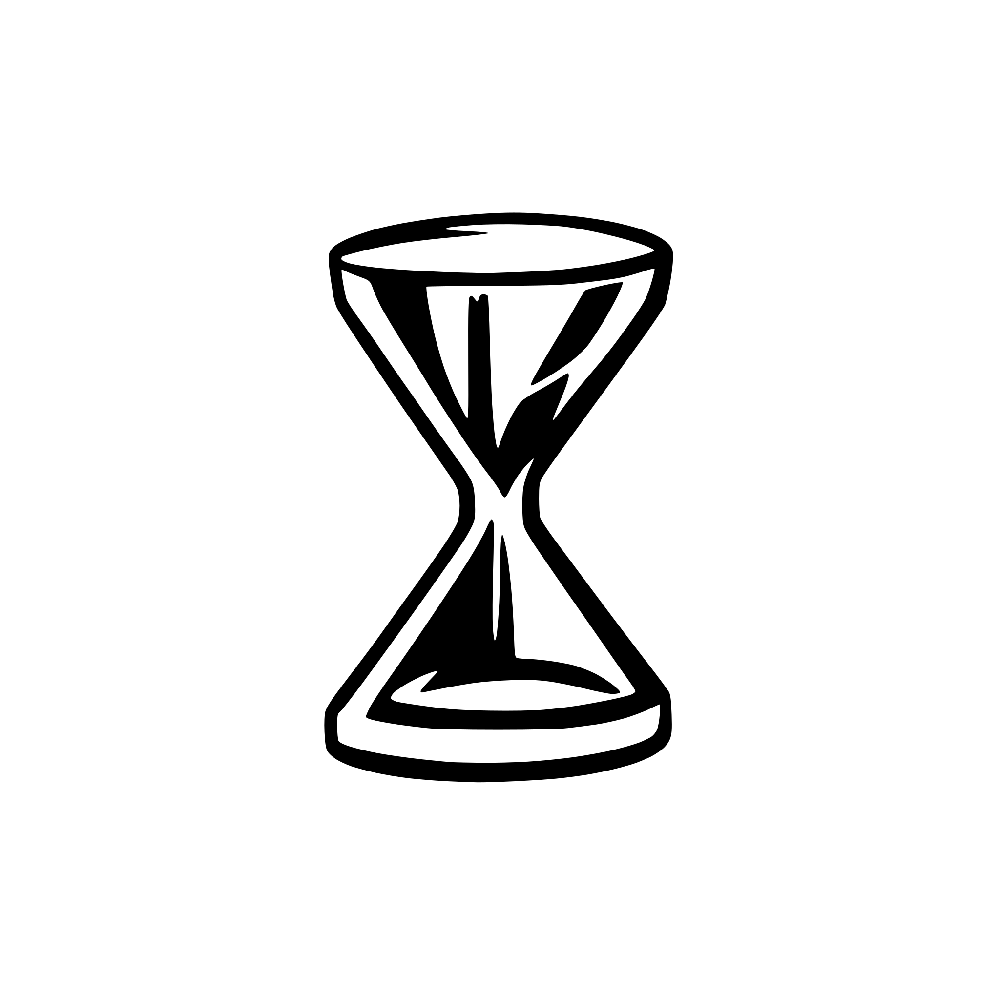 AI-generated SVG of a hour glass logo abstract