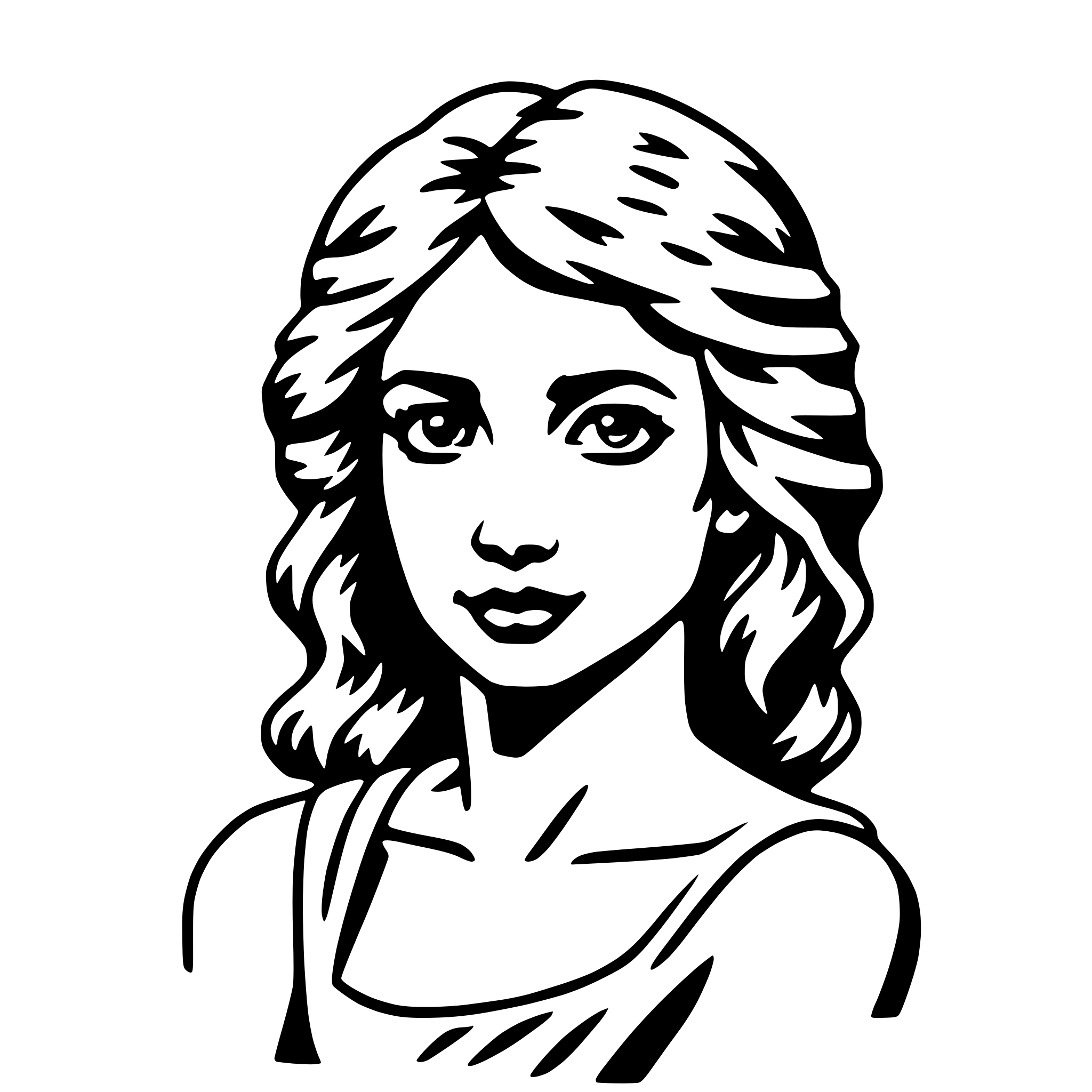 AI-generated SVG of 'aphrodite'