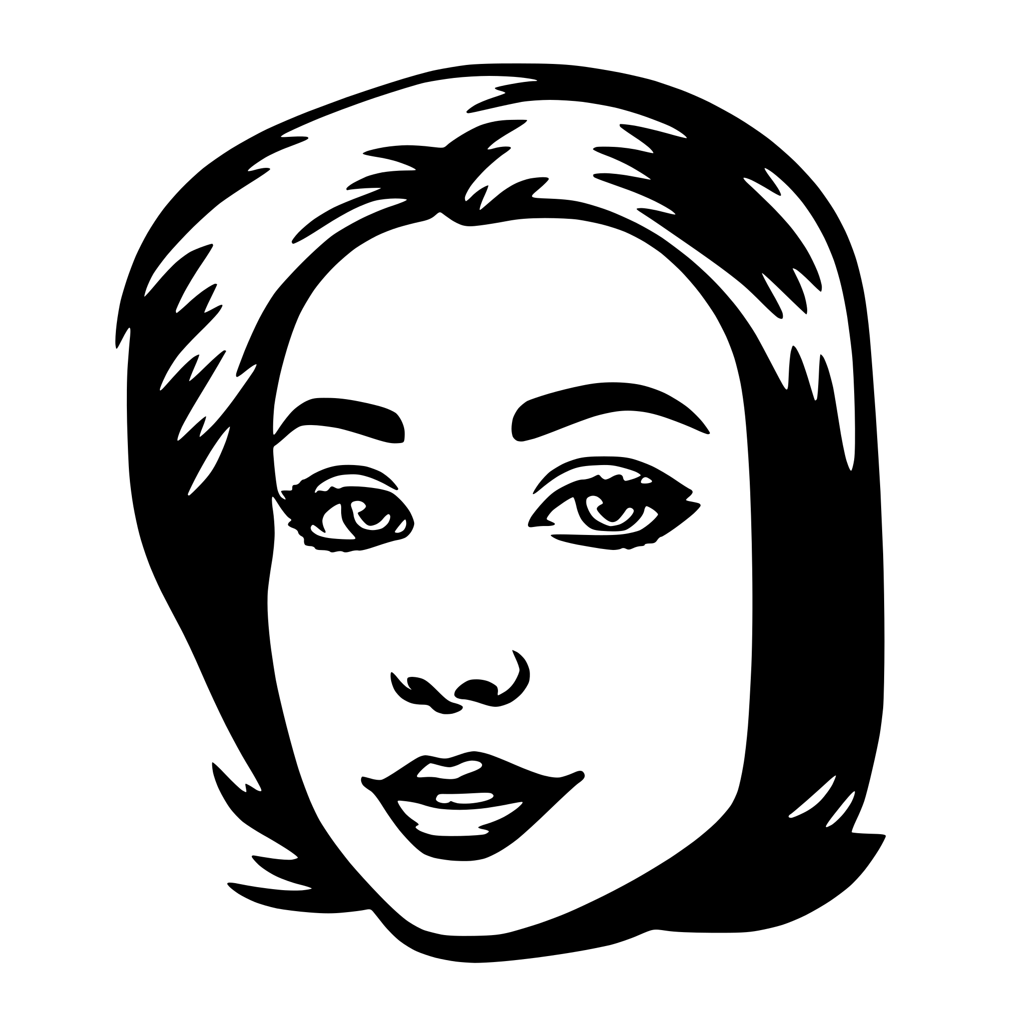 AI-generated SVG of 'facial mask'