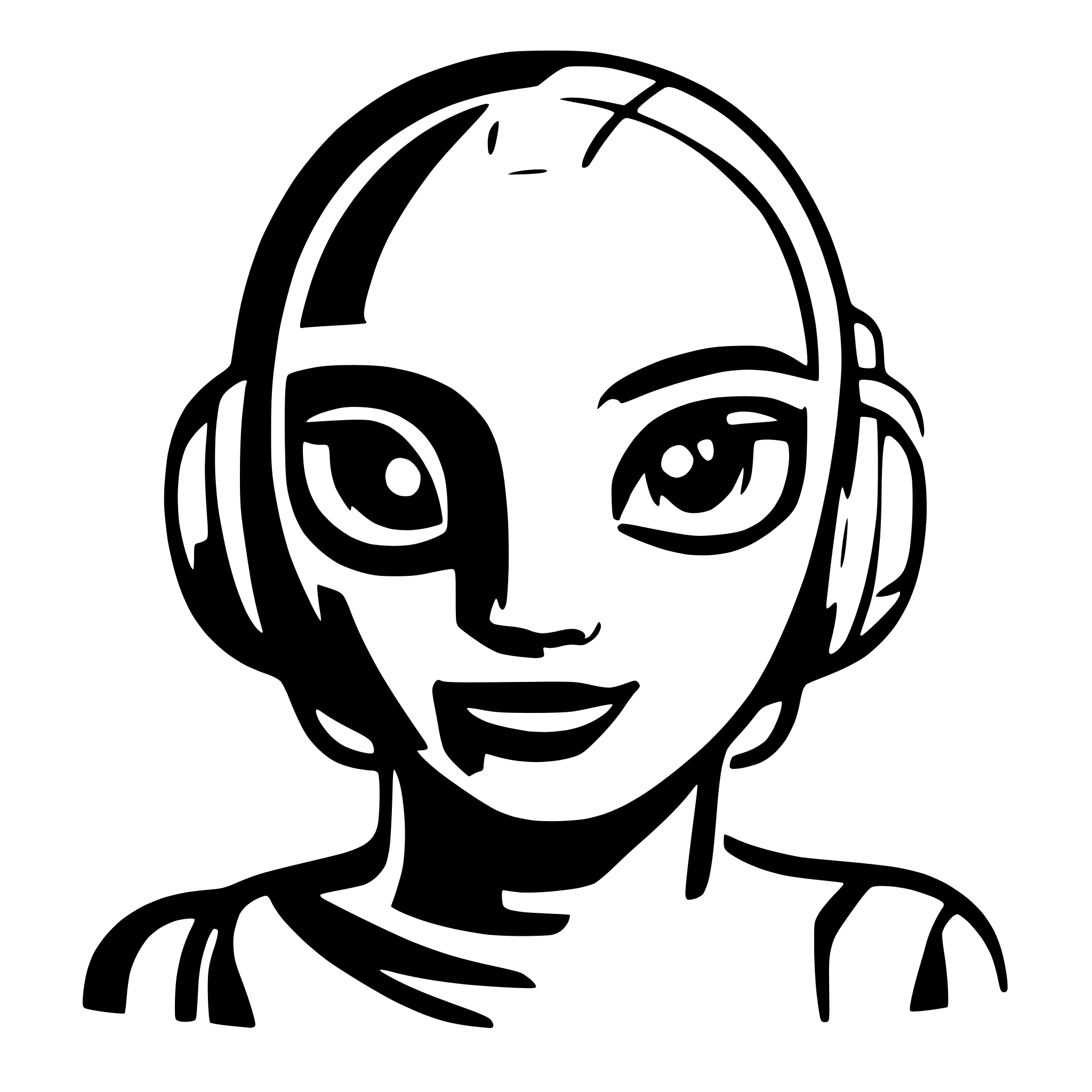 AI-generated SVG of a AI Robot