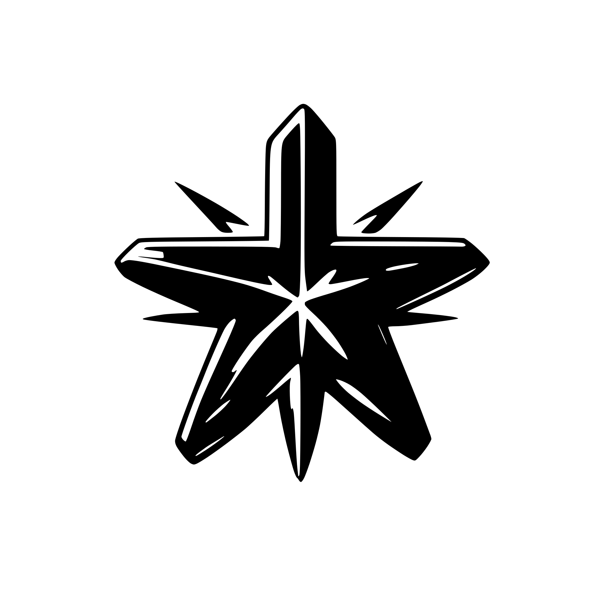 AI-generated SVG of 'make a black asterisk symbol that has a beveled look from above'