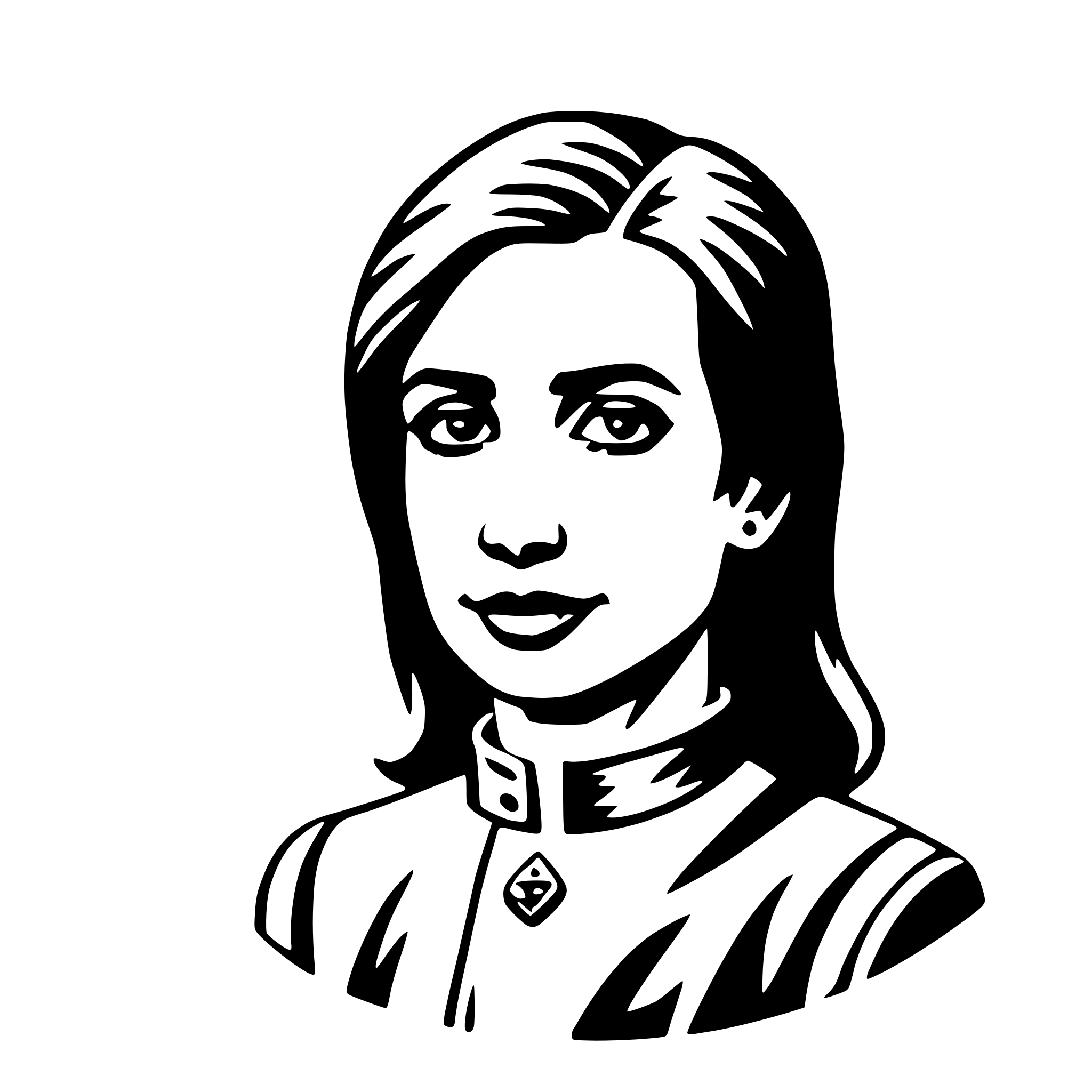 AI-generated SVG of a anu