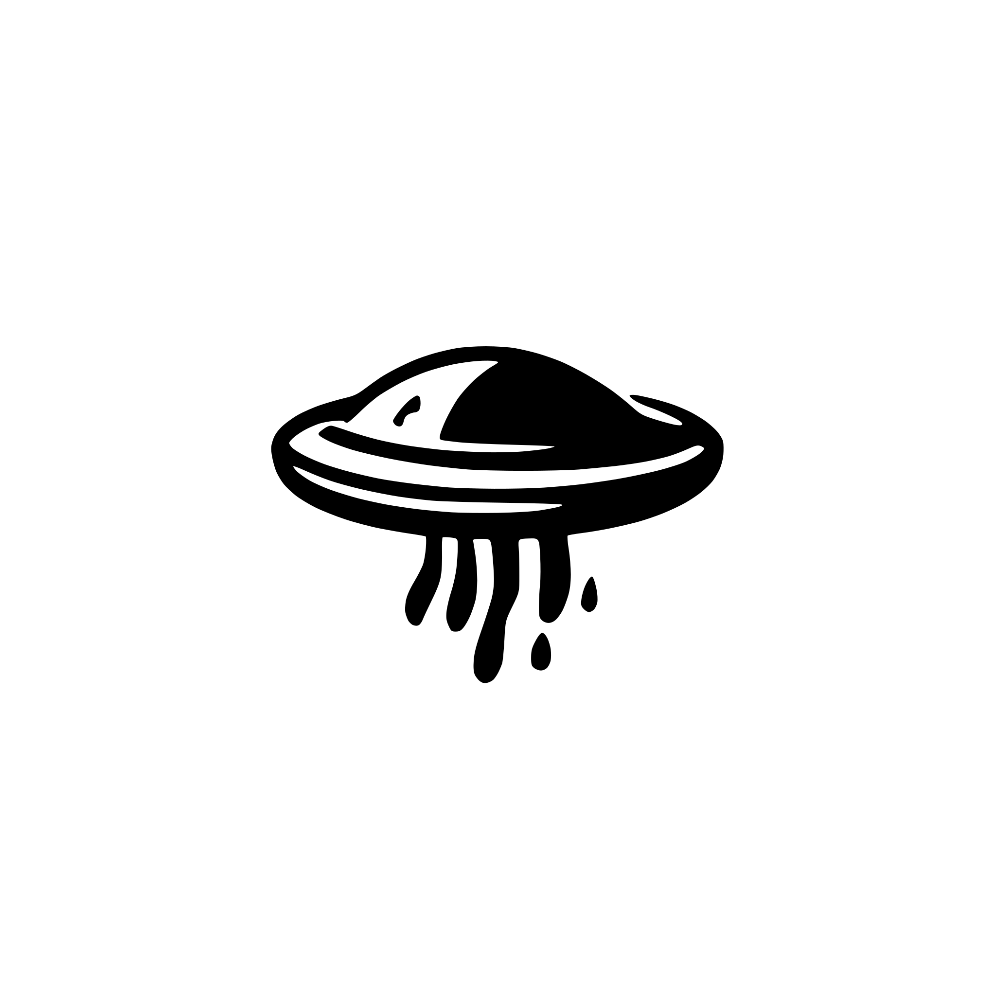 AI-generated SVG of 'UFO'