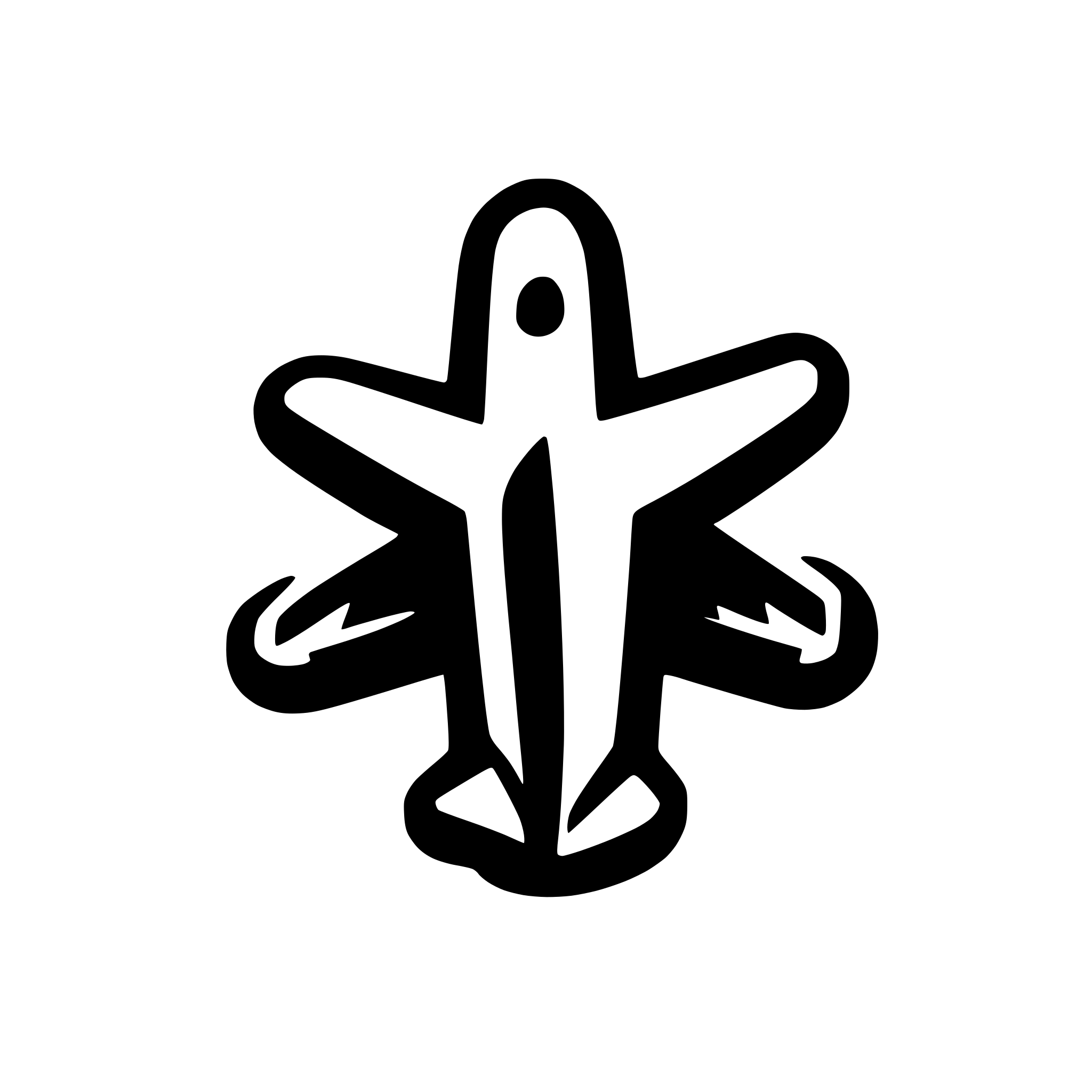 AI-generated SVG of a airplane