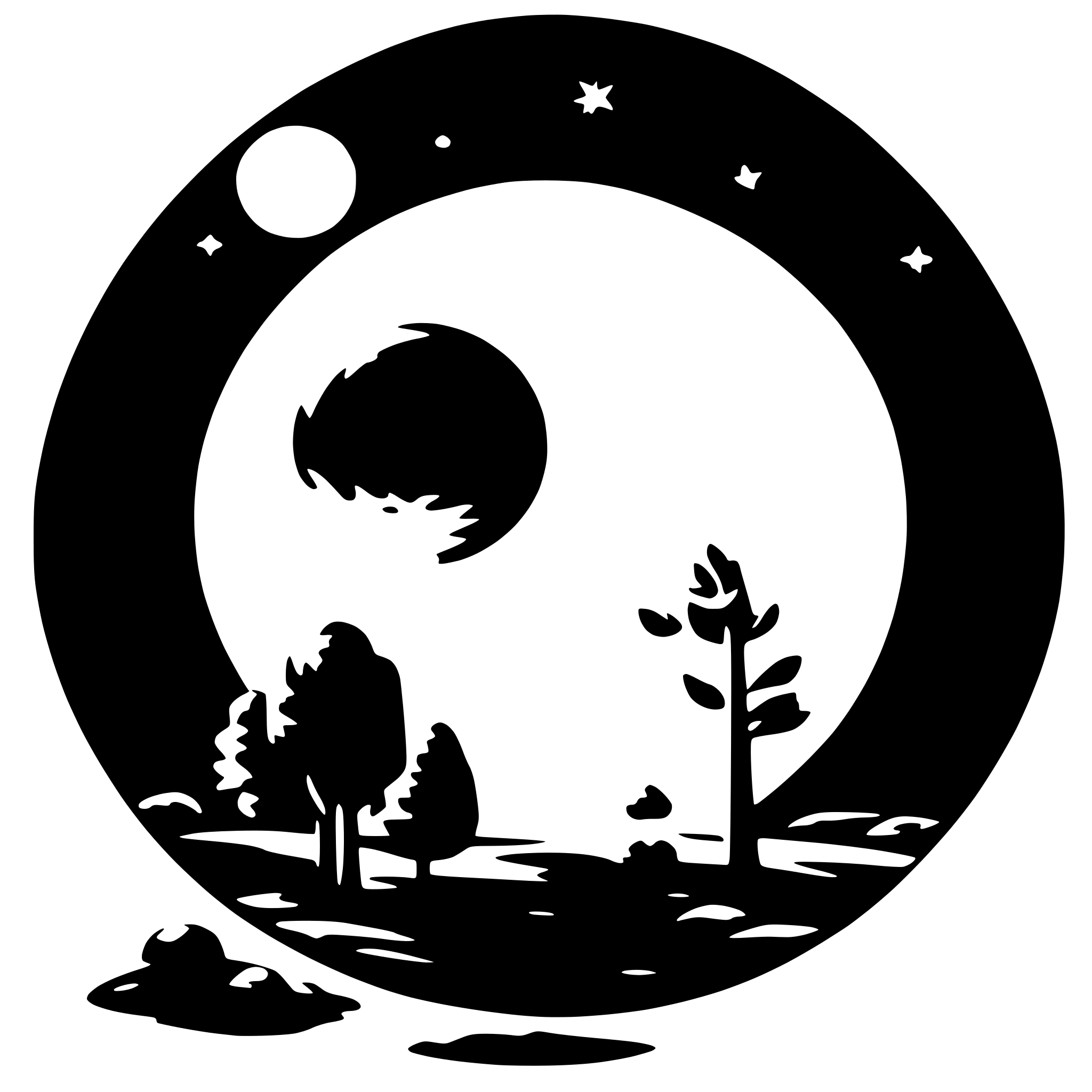 AI-generated SVG of 'perigee'