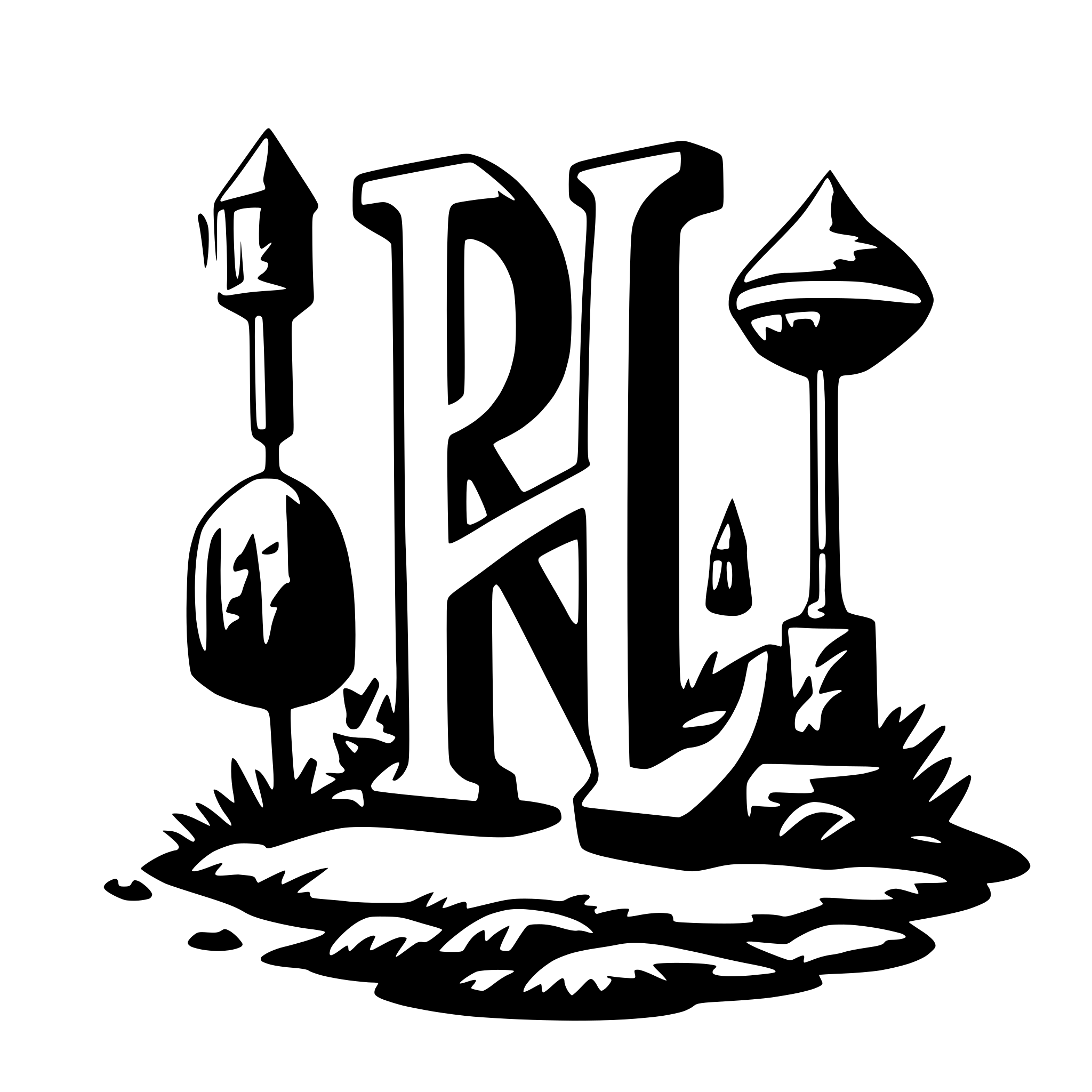 AI-generated SVG of a font RMA