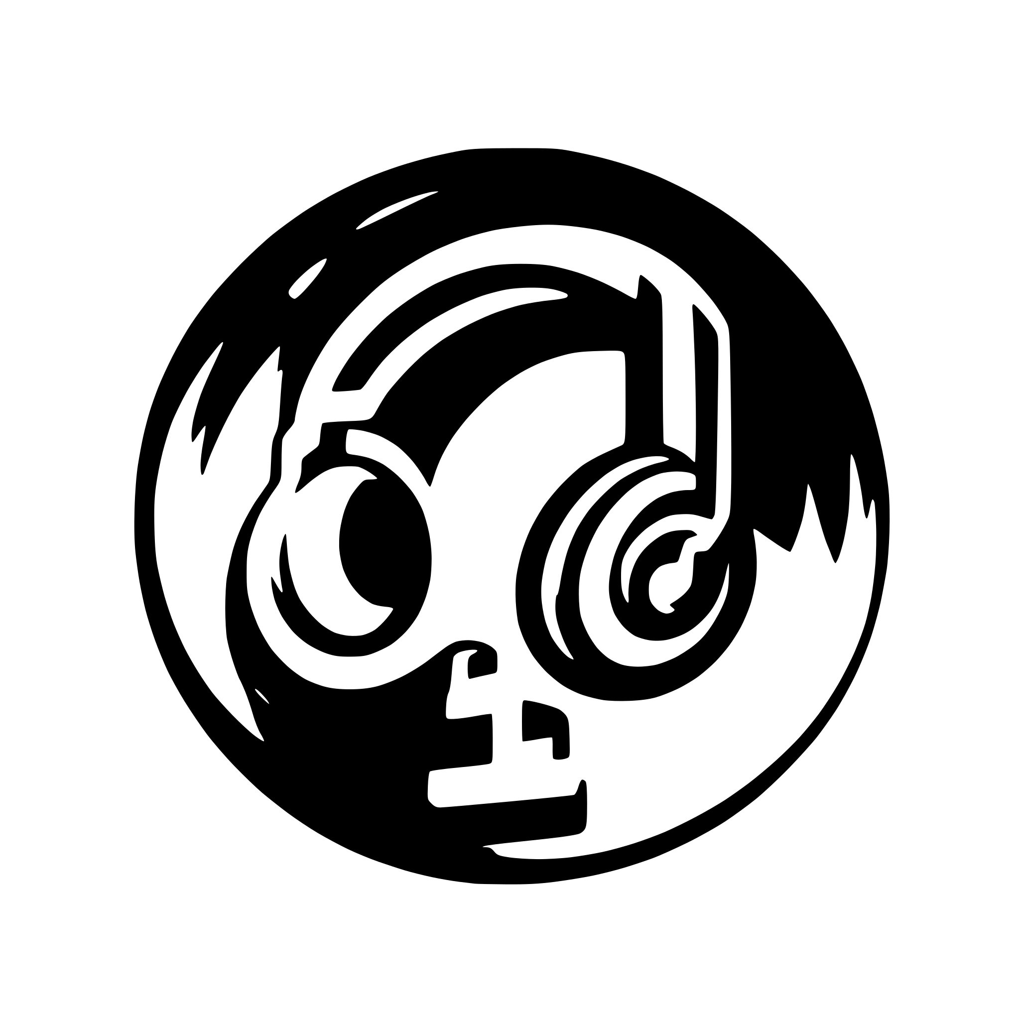 AI-generated SVG of a music app logo, simple