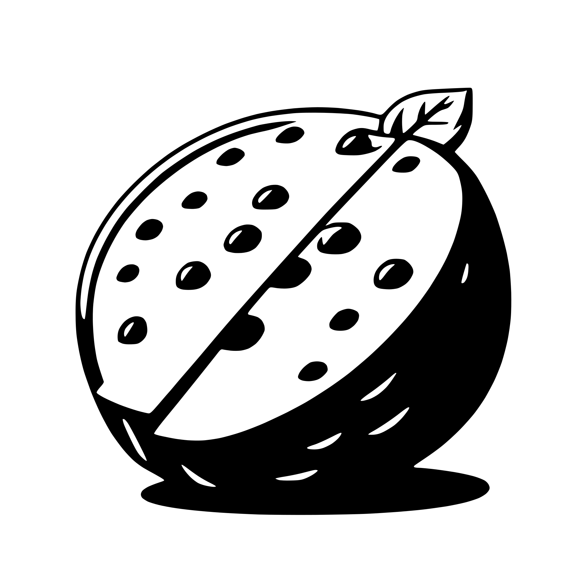 AI-generated SVG of a hamimelon