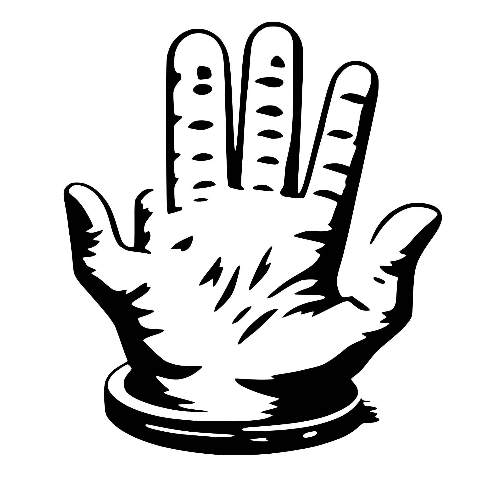 AI-generated SVG of a 1 coin with a hand with 6 fingers