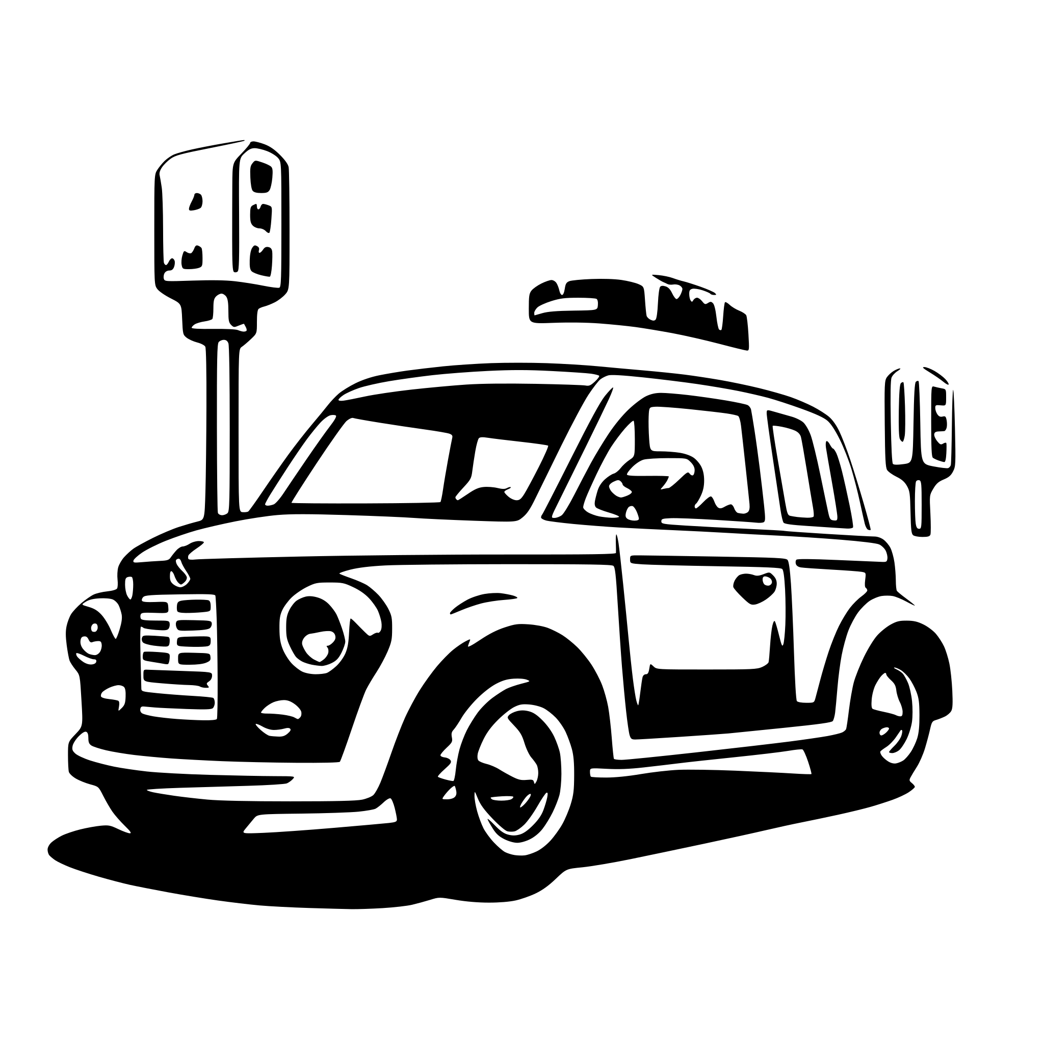 AI-generated SVG of a Intelligent car