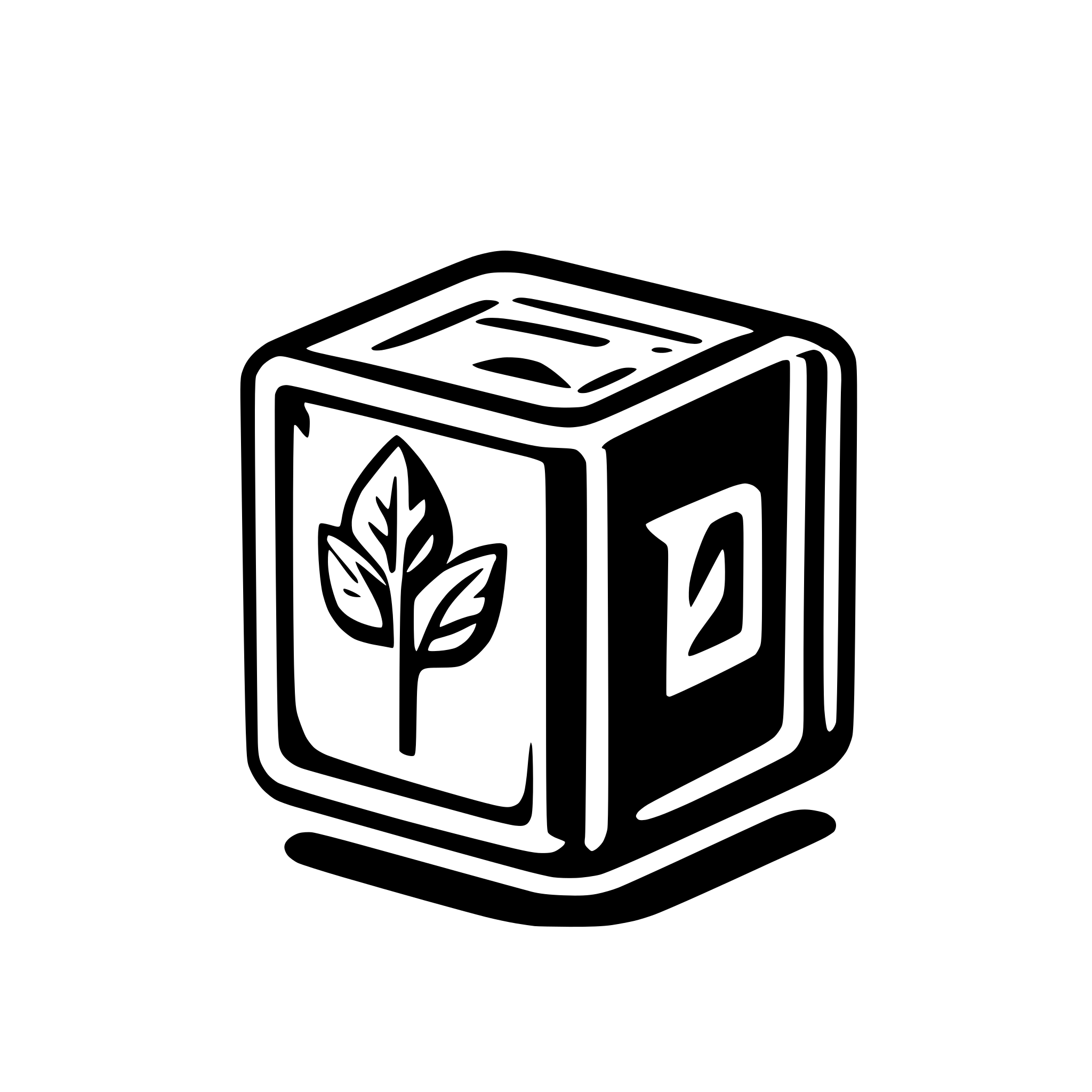 AI-generated SVG of a out of the box icon logo for my website in black and white that match the name QuarkGen