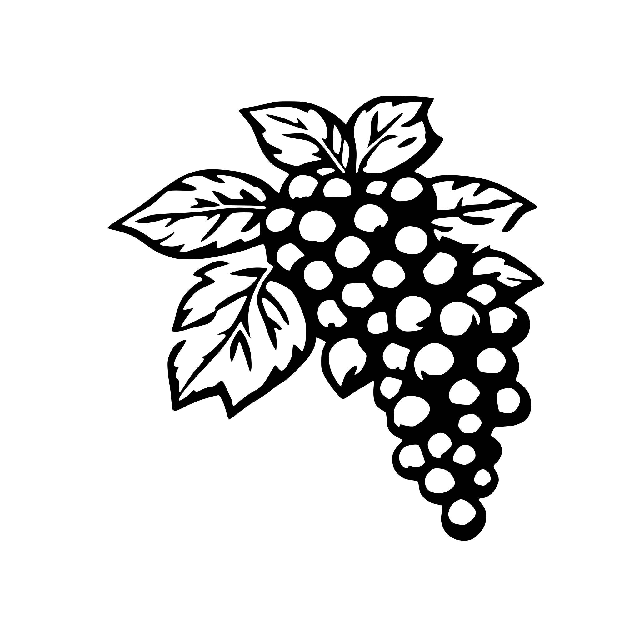 AI-generated SVG of a simple vine