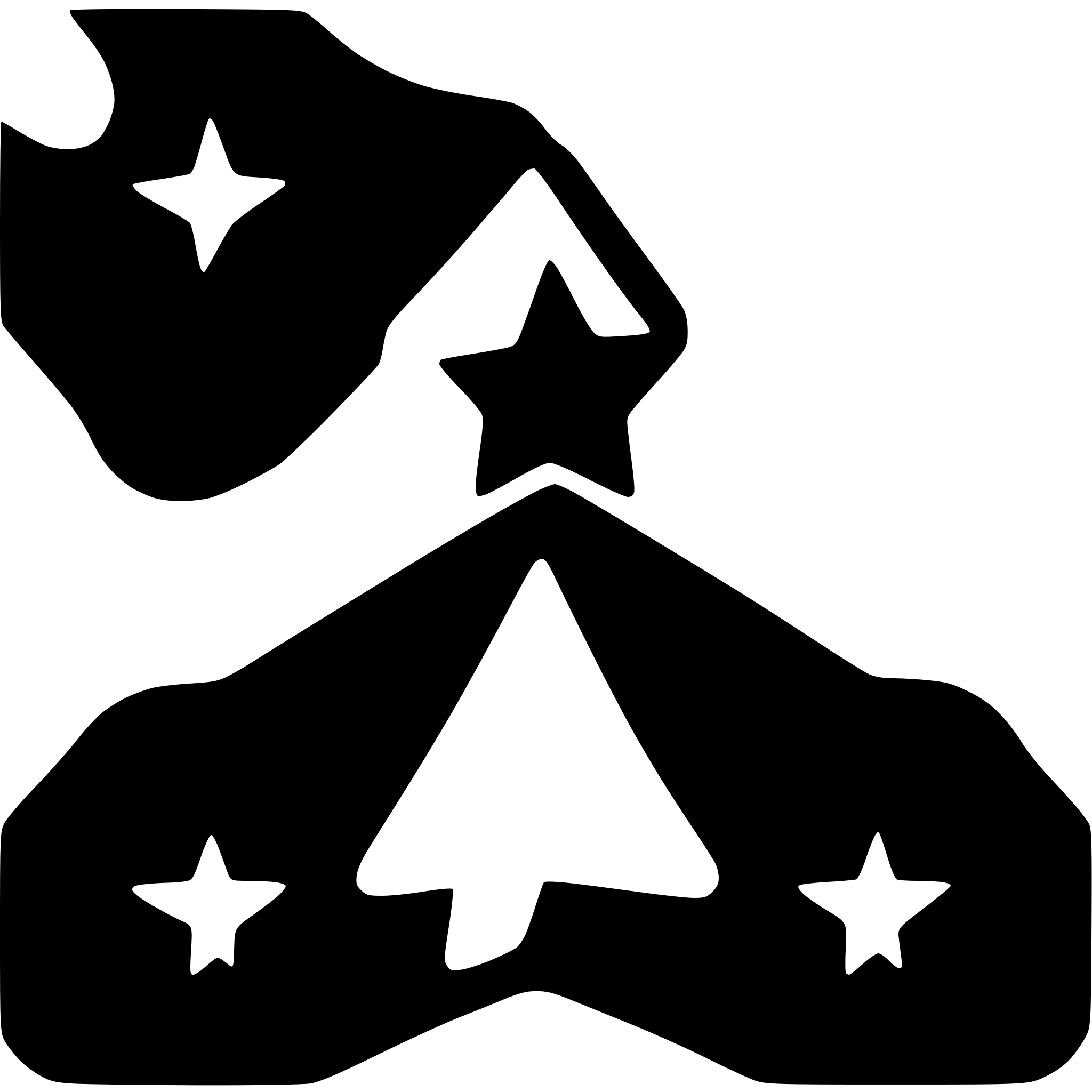 AI-generated SVG of a star